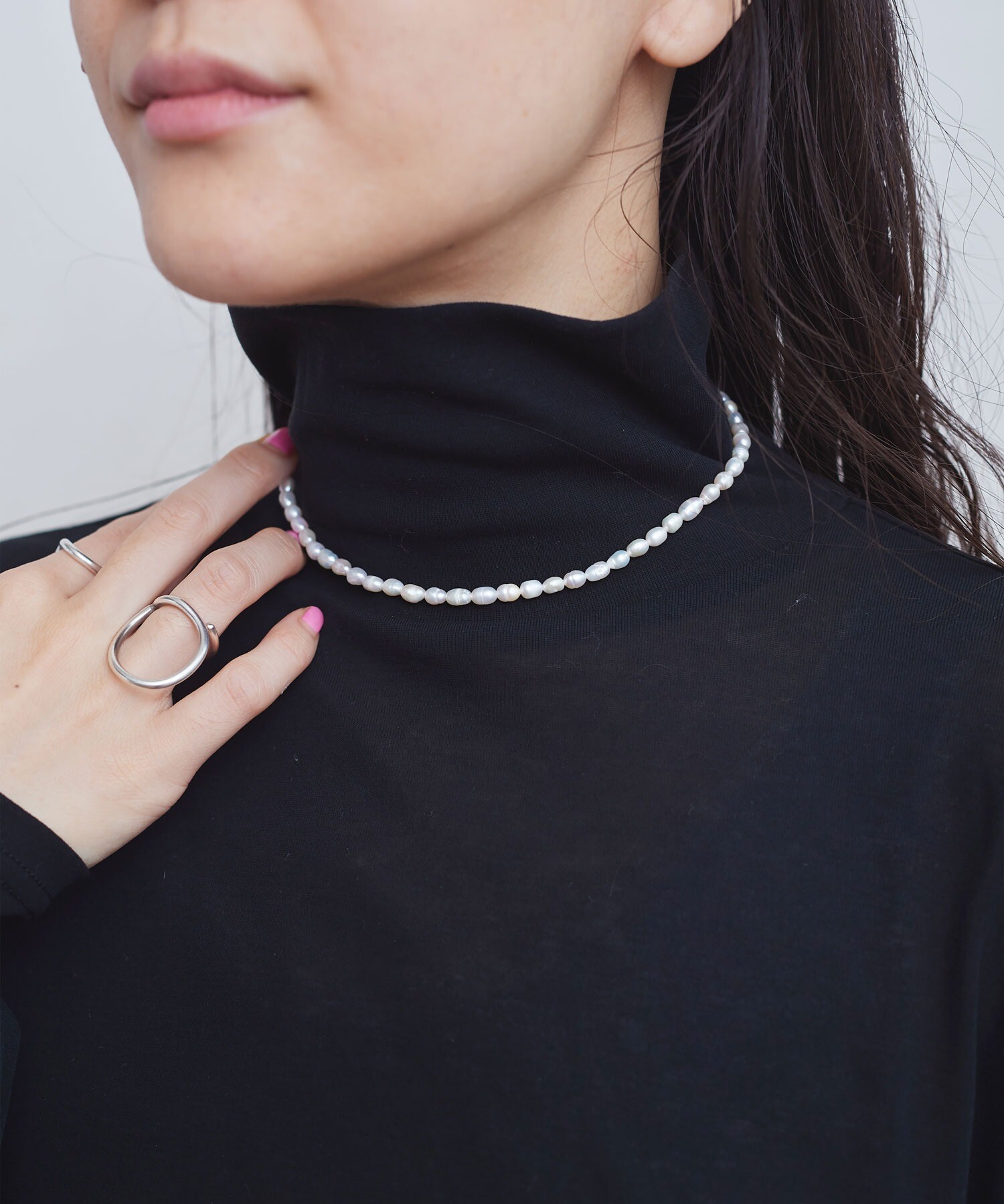 AMBIDEX Store petit pearl necklace(F シロ): l'atelier du savon