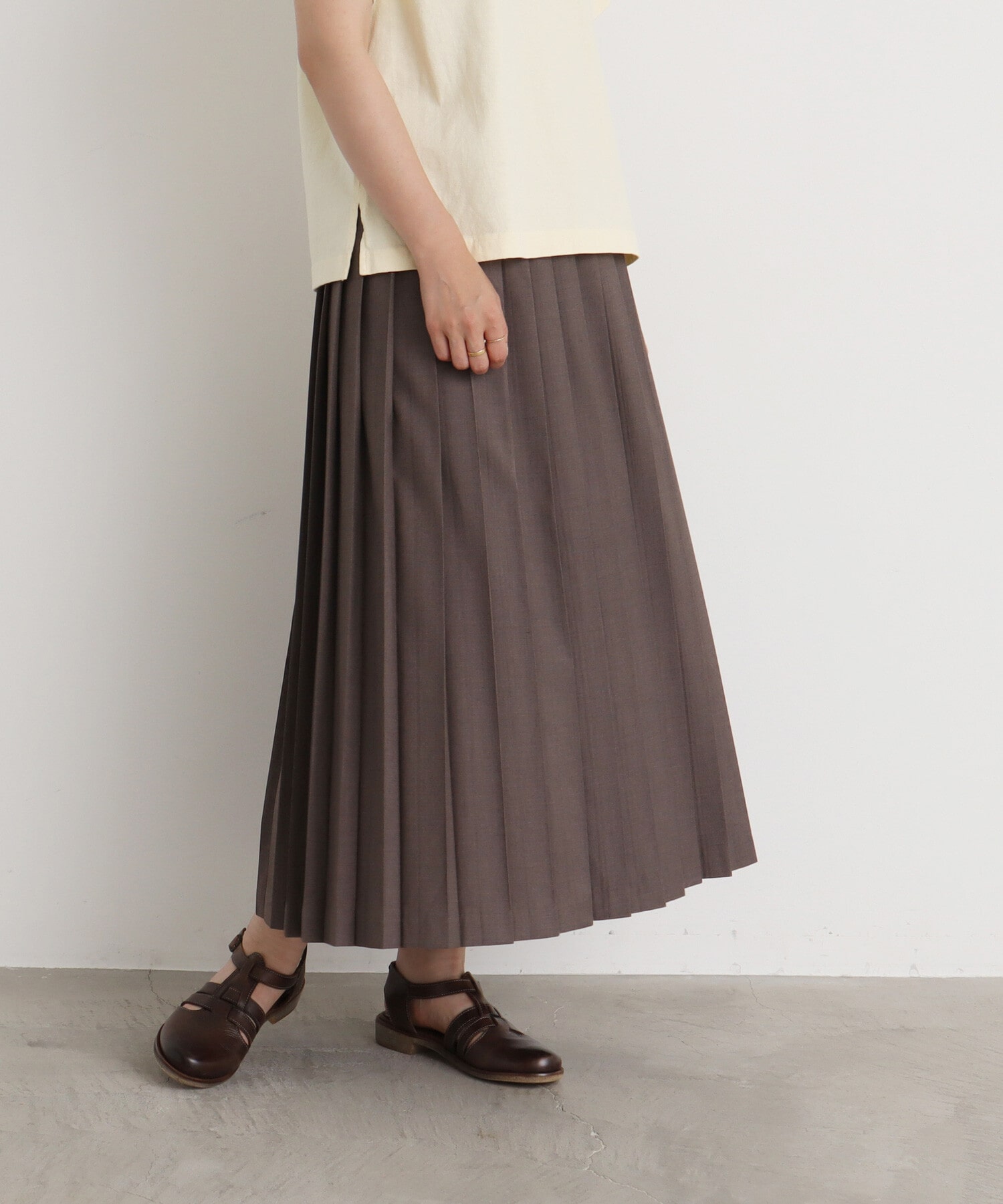 AMBIDEX Store aimer T/Rプリーツスカート(F クロ): Malle chambre de ...