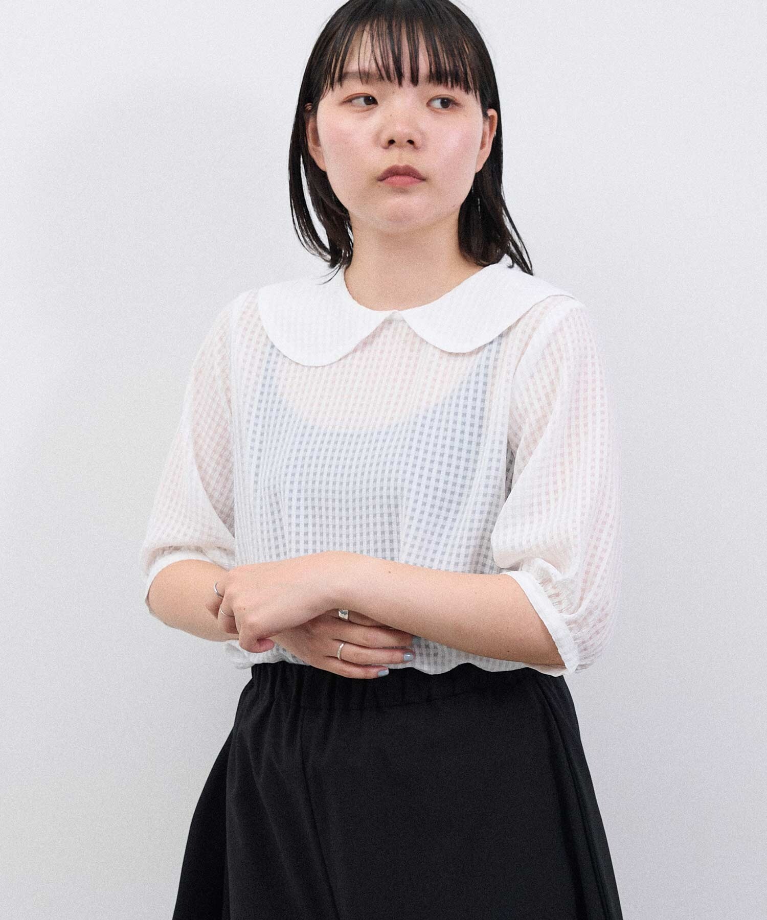 アイアムアイ SATIN SOCCER ギンガムPT I am I in fact（アイアムアイインファクト）の「SATIN