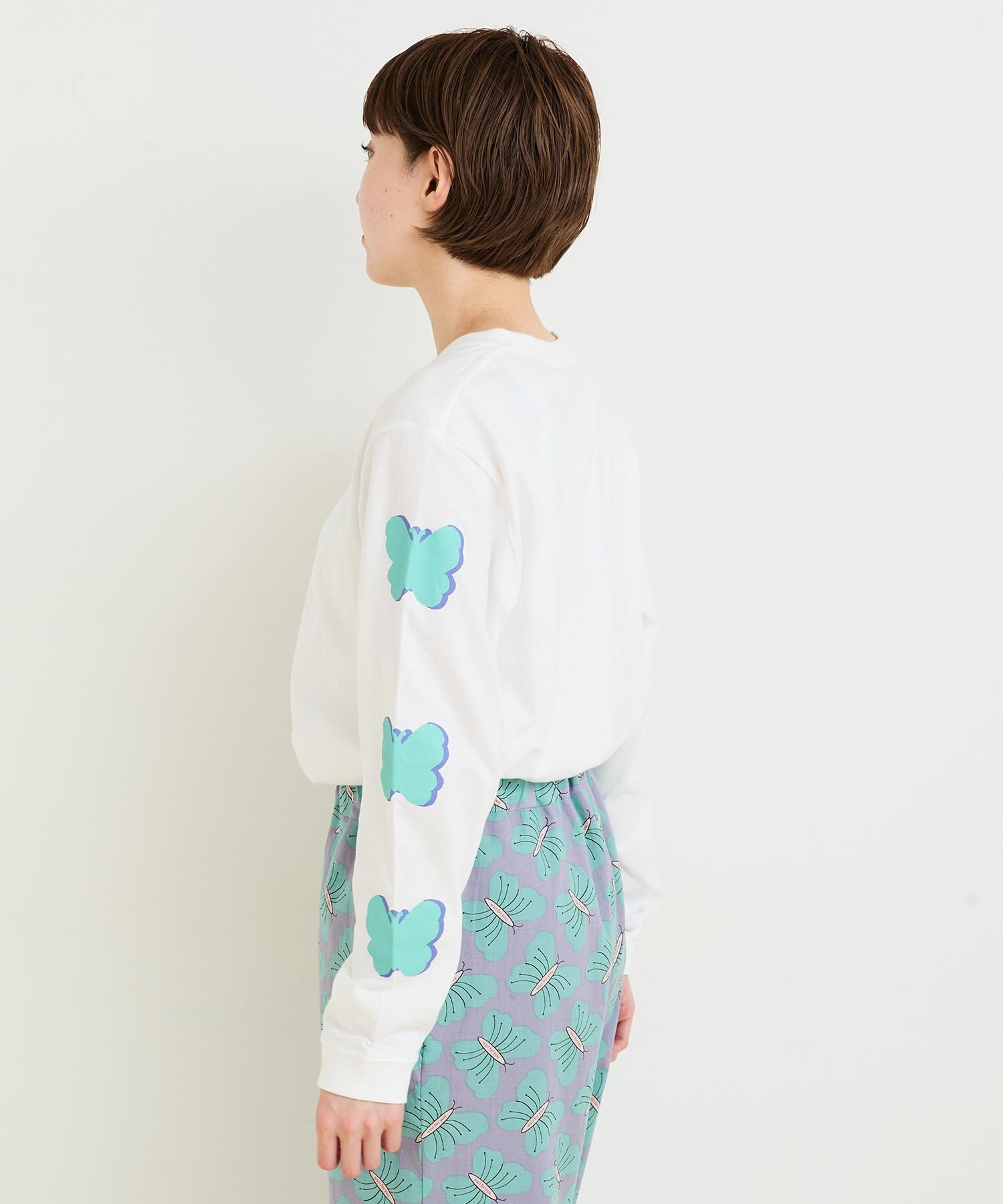 A.F ARTEFACT - Gauze Washer Crew Neck Layered Bomber Heat