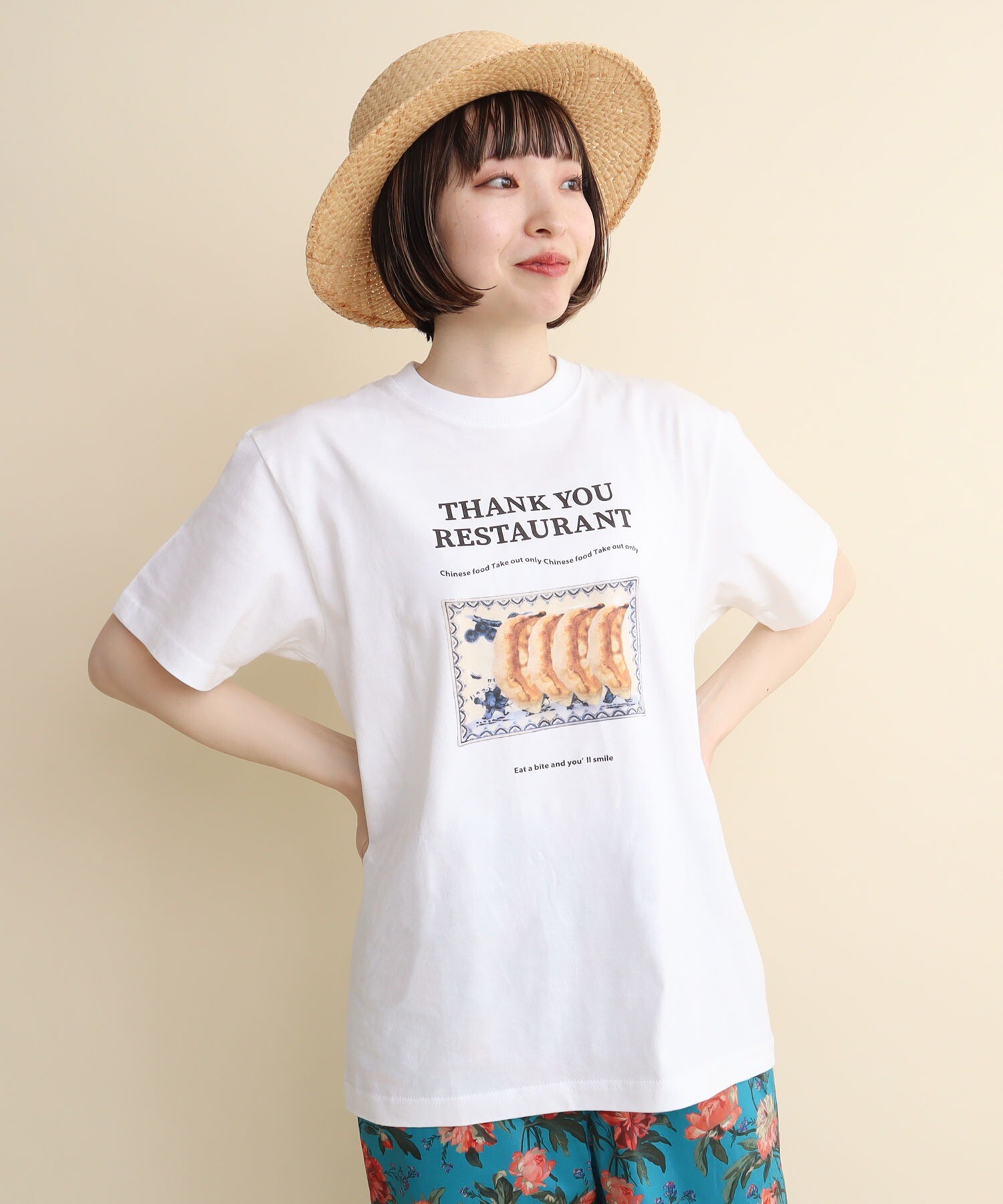 AMBIDEX Store ○THANK YOU RESTAURANT Ｔシャツ(F シロ): l'atelier 