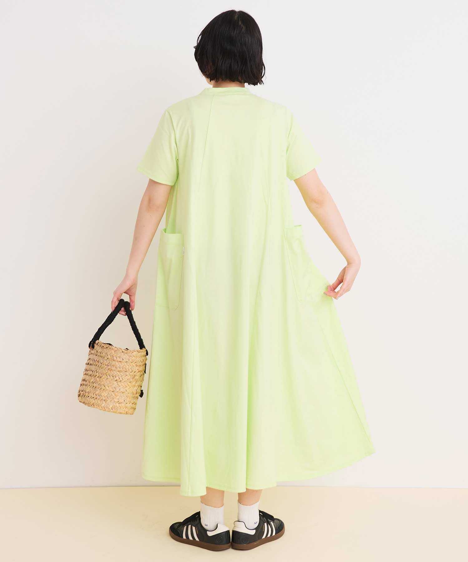 AMBIDEX Store △Suai-mai ゴアードTワンピース(F クロ): l