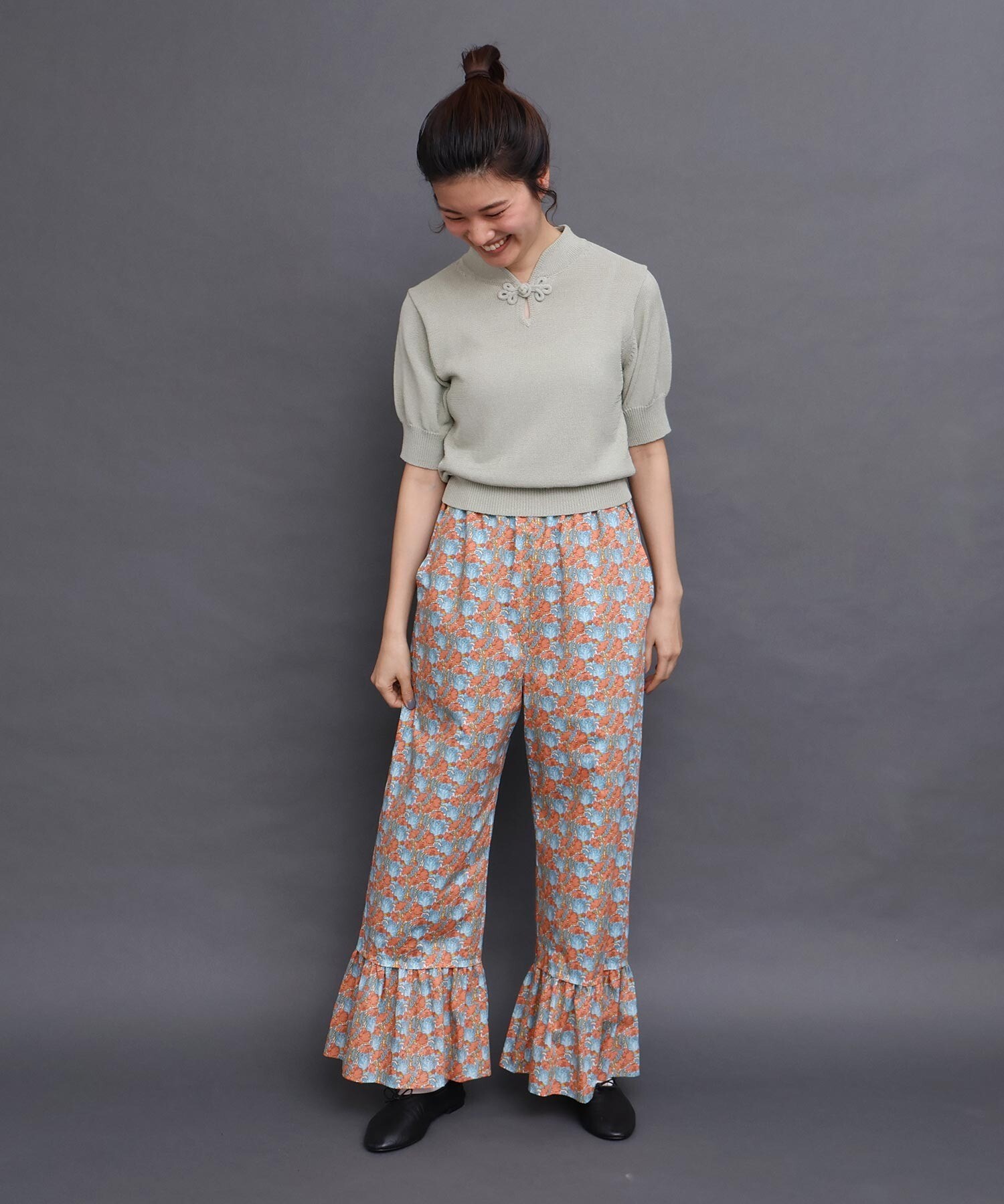 AMBIDEX Store Liberty frill パンツ(F オレンジ): l'atelier du savon