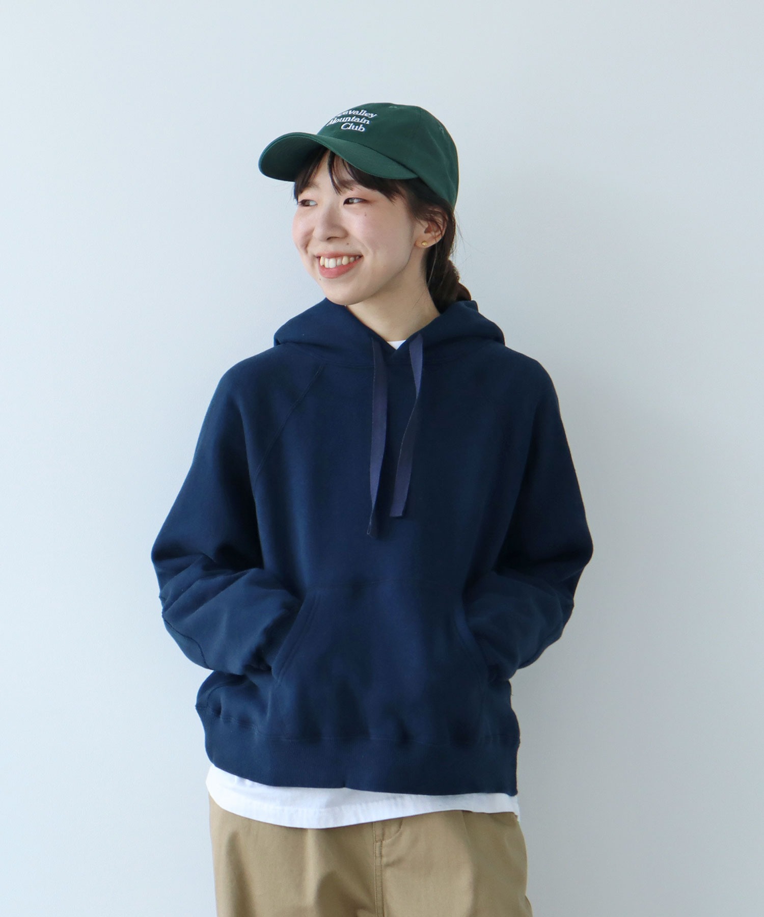 AMBIDEX Store △リサイクルコットン 裏毛フーディー(F キナリ