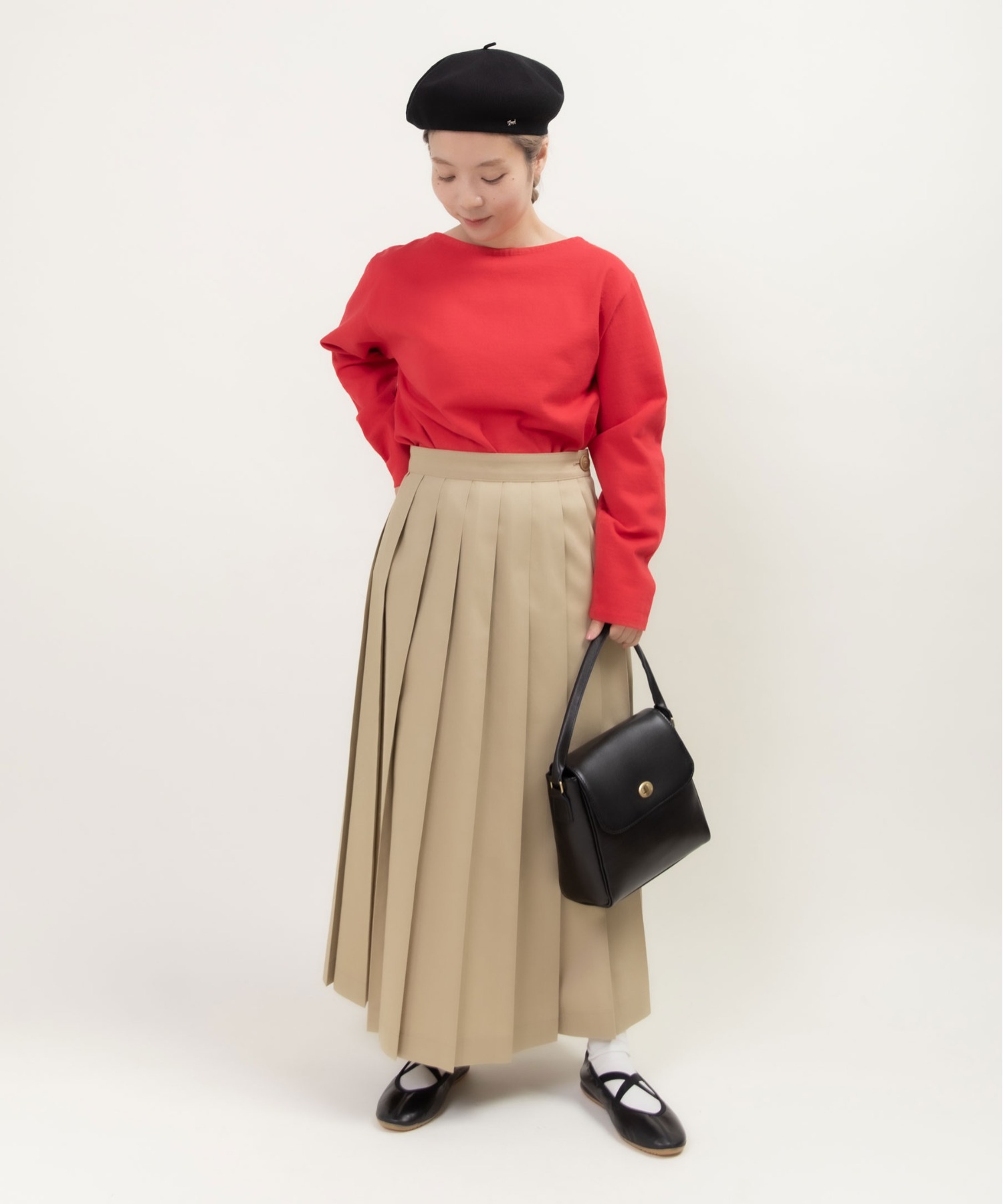 【再出品】45R 双糸チノのチーゴスカート 45R（フォーティファイブアール）| 双糸チノのチーゴスカート Skirt