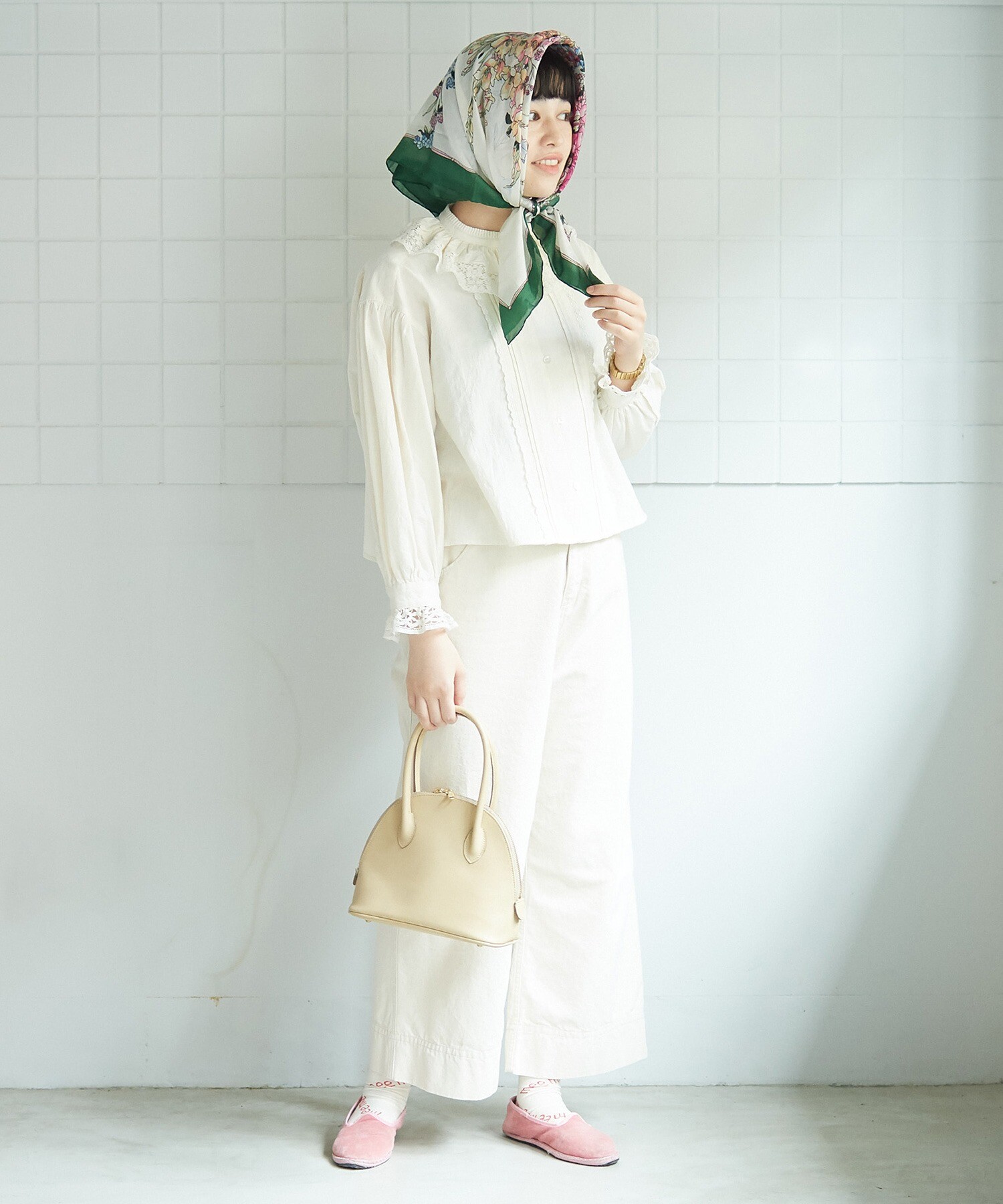 AMBIDEX Store ○○antique lace ブラウス(F シロ): bulle de savon