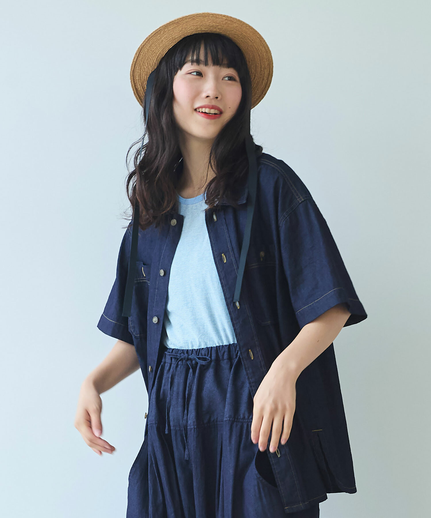 エーグル AIGLE ストレッチ レギュラーフィットデニム(508106611