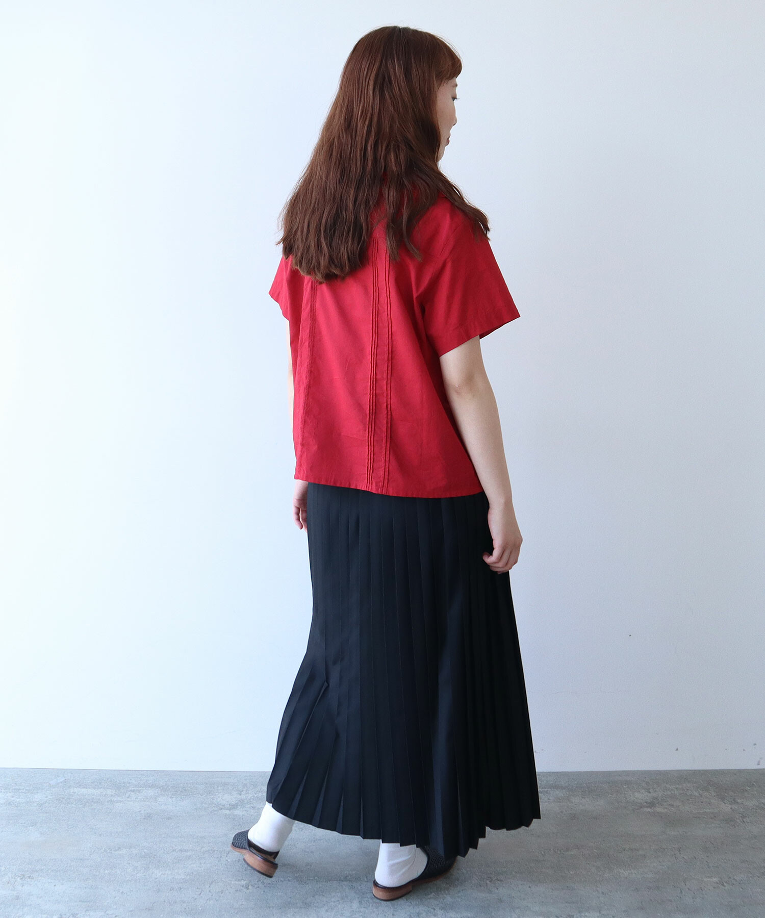 AMBIDEX Store 【予約販売】〇 おはな刺繍 ブラウス(F アカ
