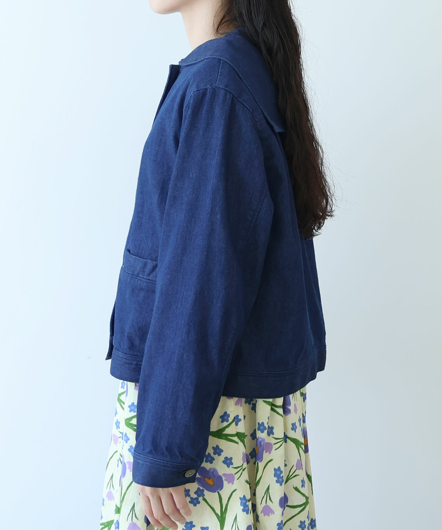 ブルデス CD 33枚 AMBIDEX Store 【予約販売】〇 8oz ムラ糸デニム セーラーブルゾン(F