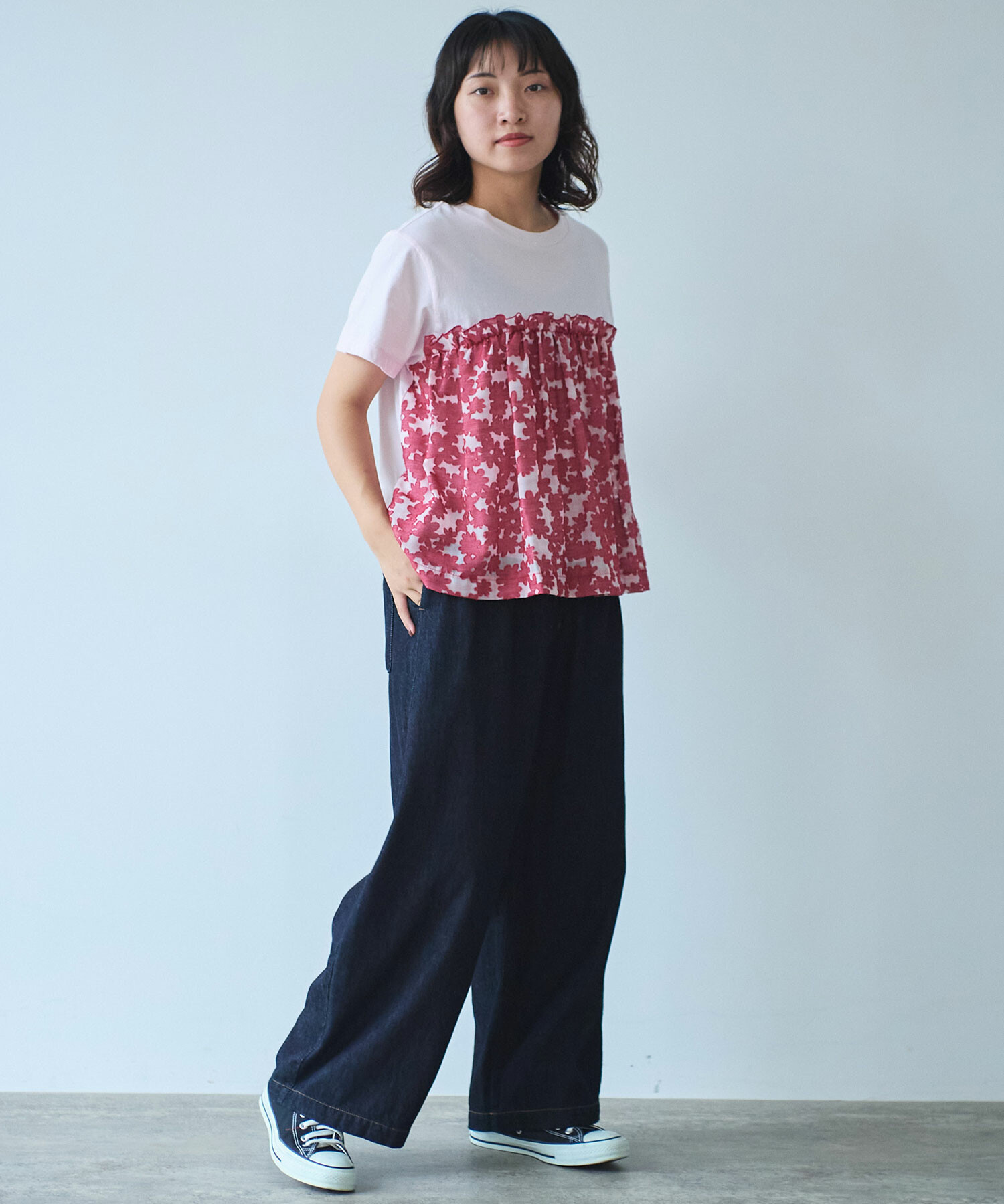 tシャツ gingham×hana opal Tシャツ レディース AMBIDEX Store 〇gingham×hana opal Tシャツ(F コン): bulle de