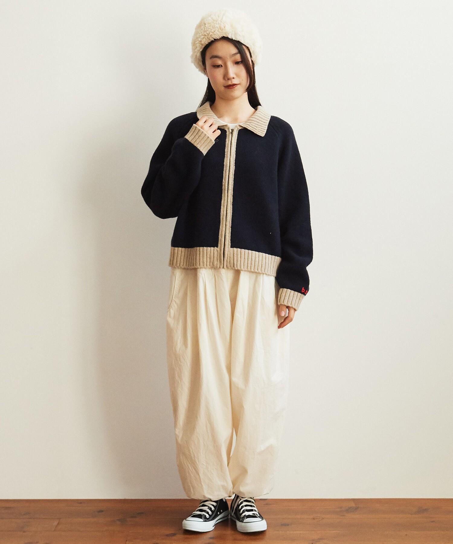 AMBIDEX Store ○NEW ENGLAND Knit ブルゾン(F コン): bulle de savon