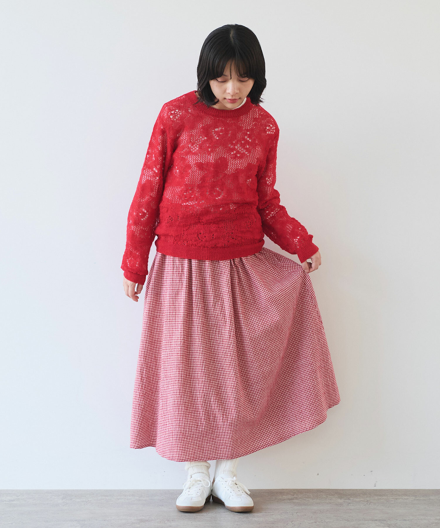 AMBIDEX Store ○ hana hana モヘア プルオーバー(F サックス