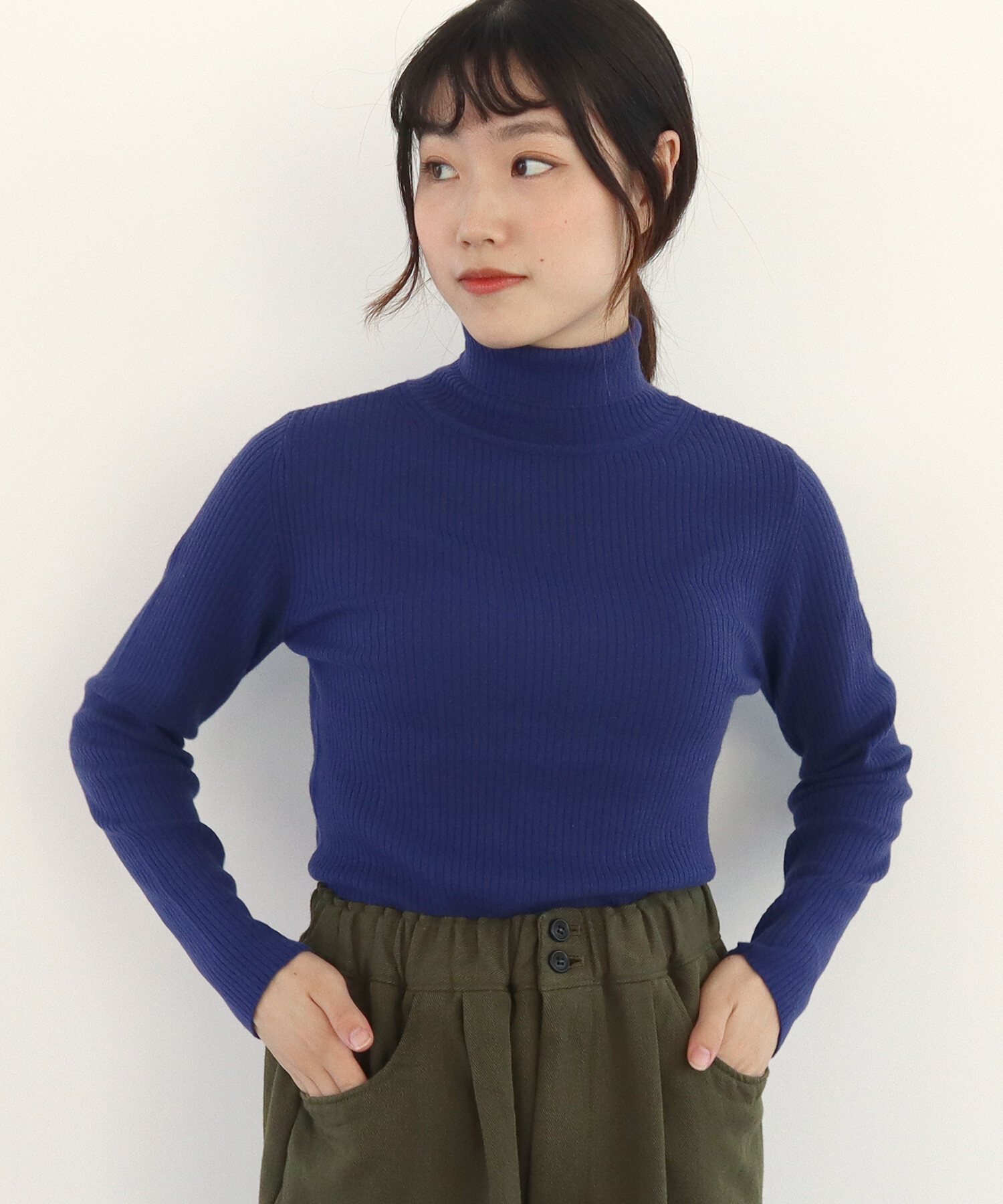 comfort merino タートル プルオーバー-