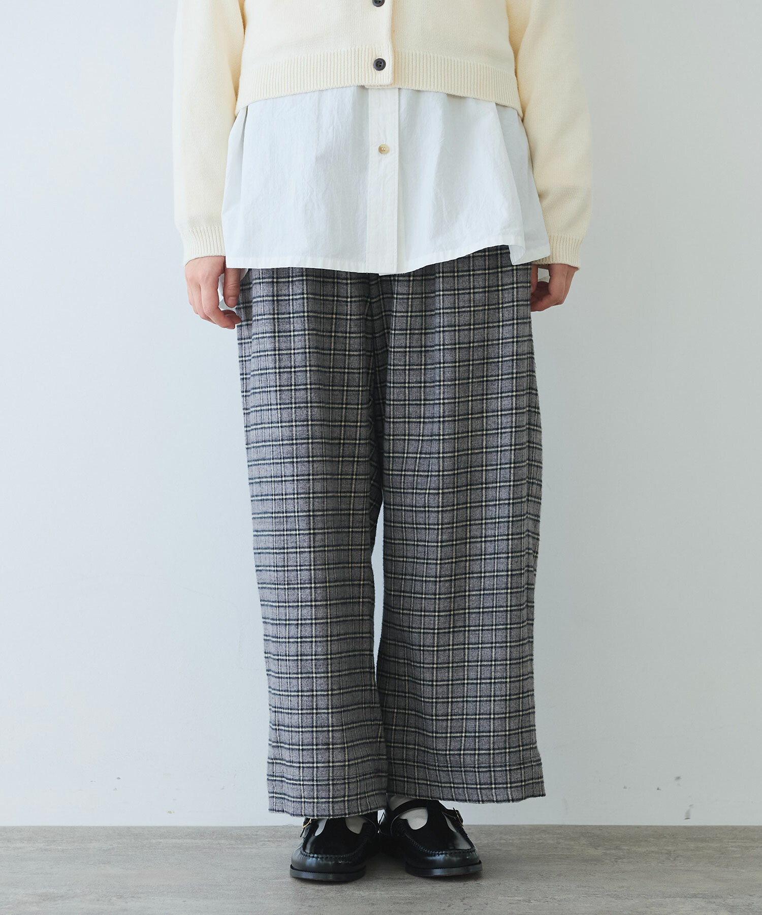 AMBIDEX Store ○ mini チェック パンツ(F クロ): bulle de savon