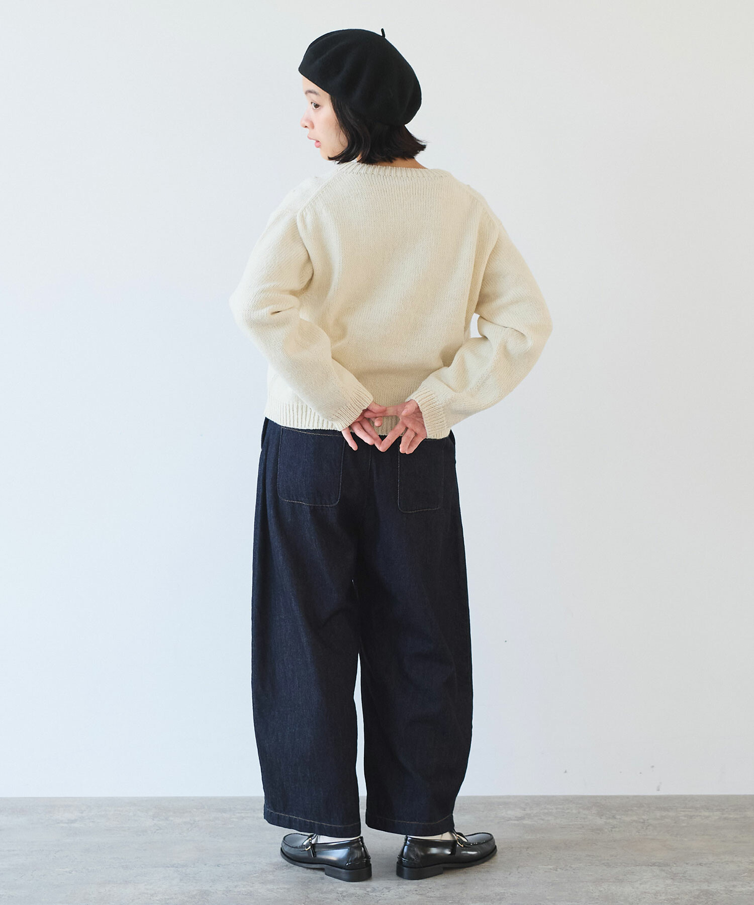 AMBIDEX Store △○ 7.7oz デニム ポワンパンツ(F インディゴ): bulle