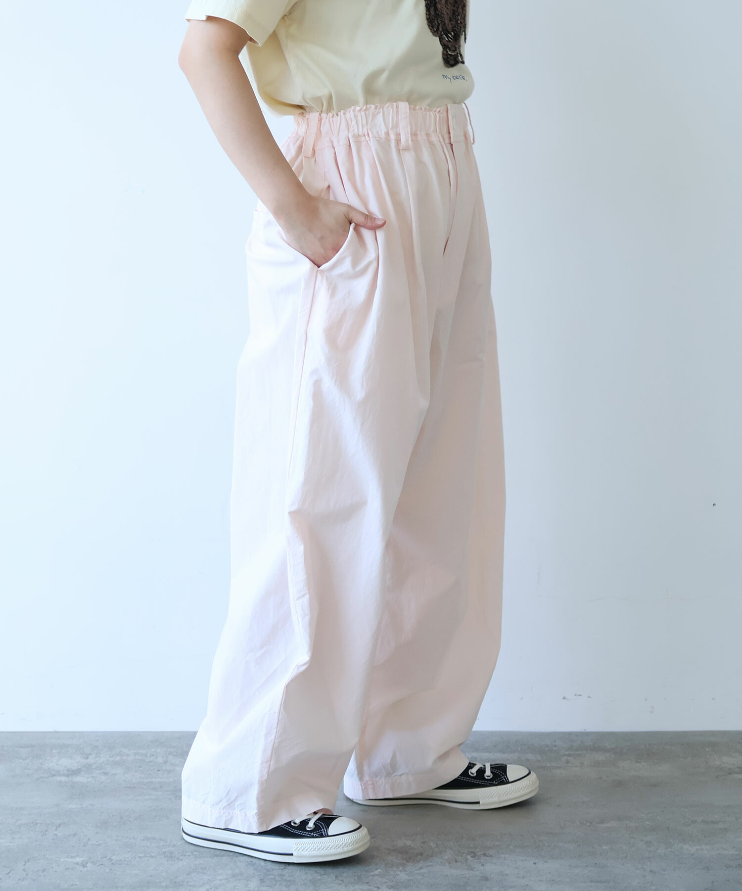 AMBIDEX Store ○ コットン / キュプラ 高密度ブロード パンツ(F