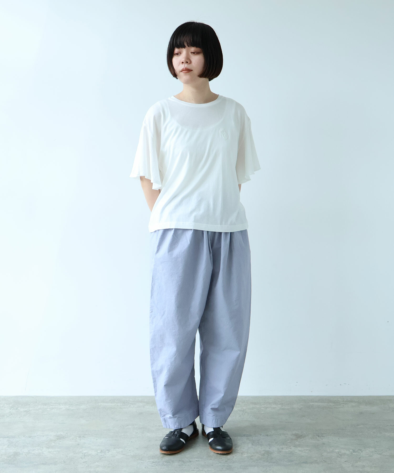 AMBIDEX Store 2/1 ツイル製品染め コクーンパンツ(F コン): bulle de
