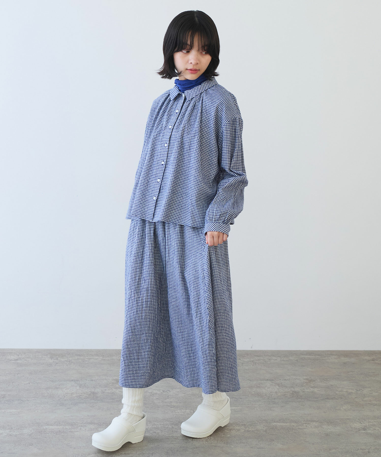 AMBIDEX Store 【予約販売】〇 fuwa fuwa ギンガム スカート(F