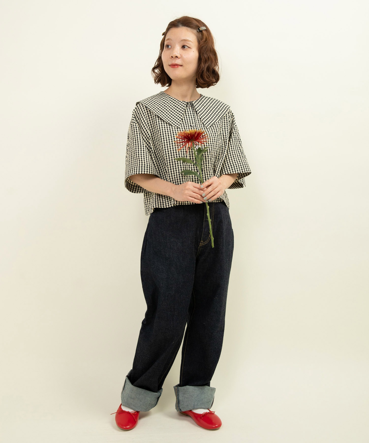 AMBIDEX Store △○11.75ozセルビッチデニム ストレートパンツ(38 コン