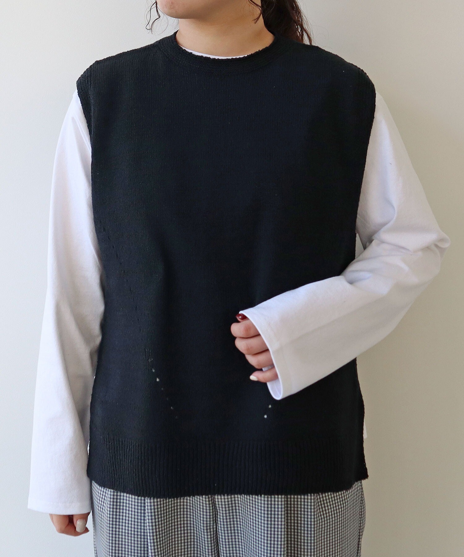 ANAYI（アナイ）の「紡毛ガーターペザントパフ プルオーバー