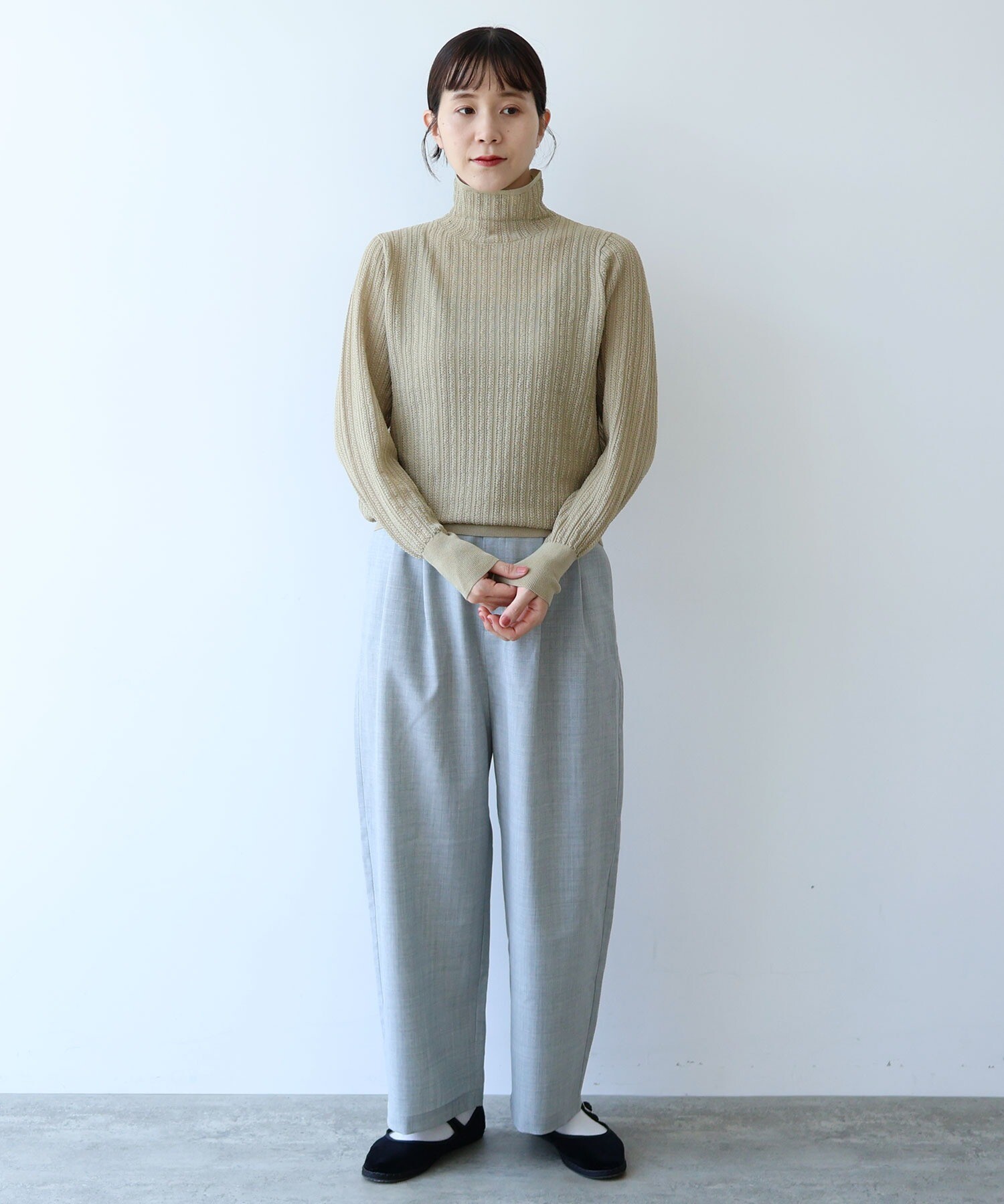 AMBIDEX Store 【予約販売】○コットン/ナイロン sheer stripes