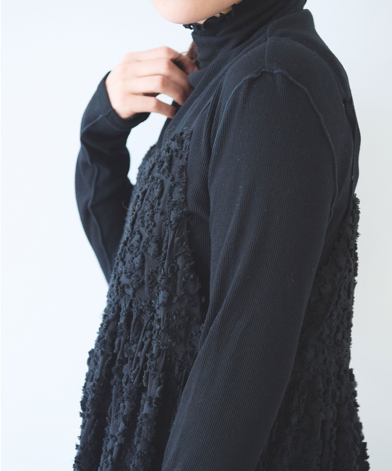 Creamy Touchカップインワンピースnavy AMBIDEX Store 【予約販売】○hana dot ジャカード キャミソール