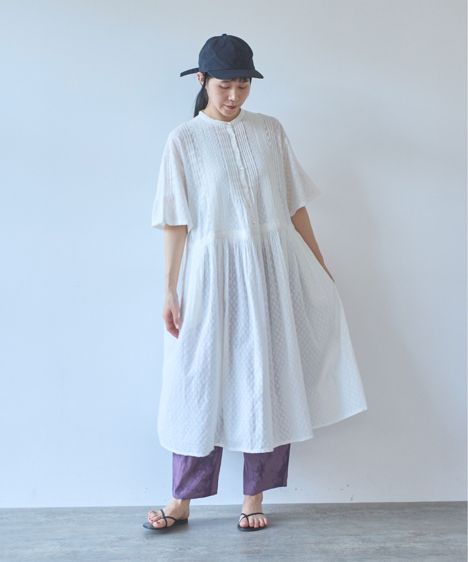AMBIDEX Store 【予約販売】Flower JQ×lace ワンピース(F シロ): yuni