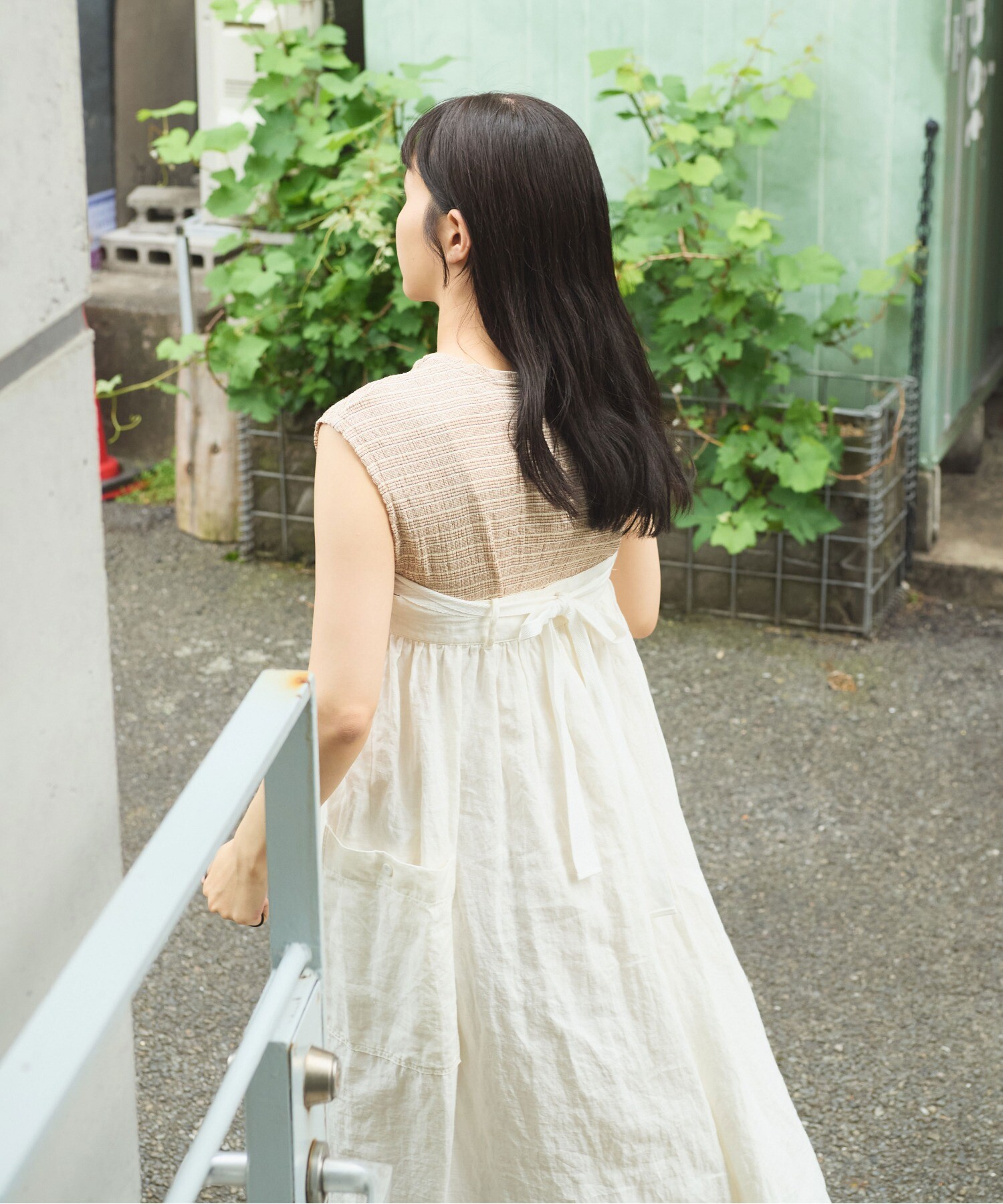 AMBIDEX Store 【予約販売】○リネンラップスカート(F シロ): yuni