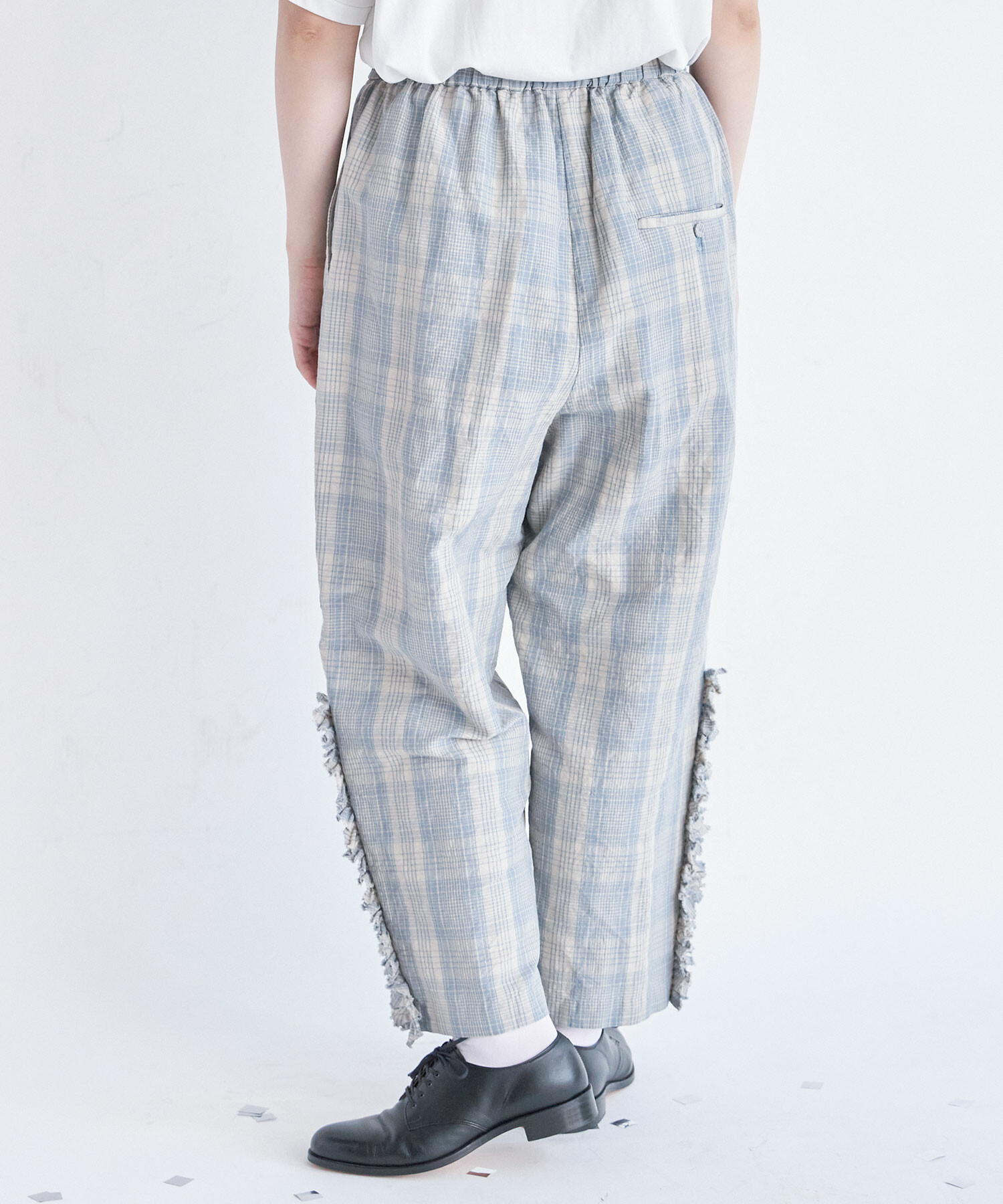 SSZ 21AW RAMOMBRE PANTS M オンブレチェック パンツ