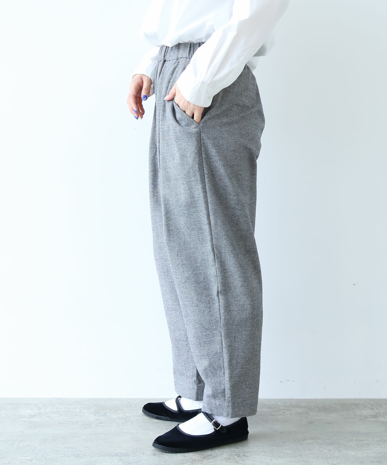 パンツ AMBIDEX Store 【予約販売】○POP TWEED JOCKEY パンツ(F NAVY