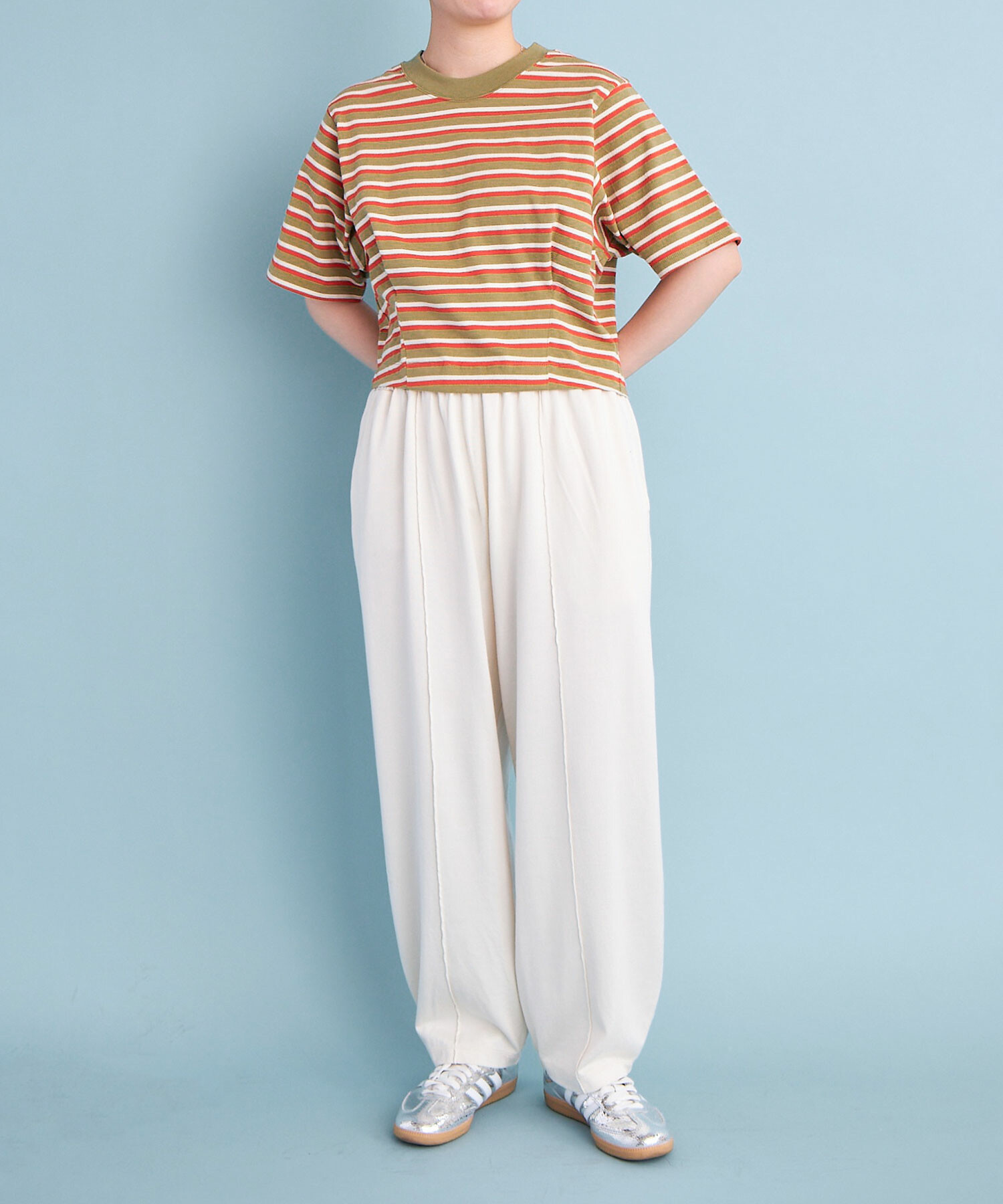 AMBIDEX Store 【予約販売】football jersey CURVE パンツ(F OFF WHITE