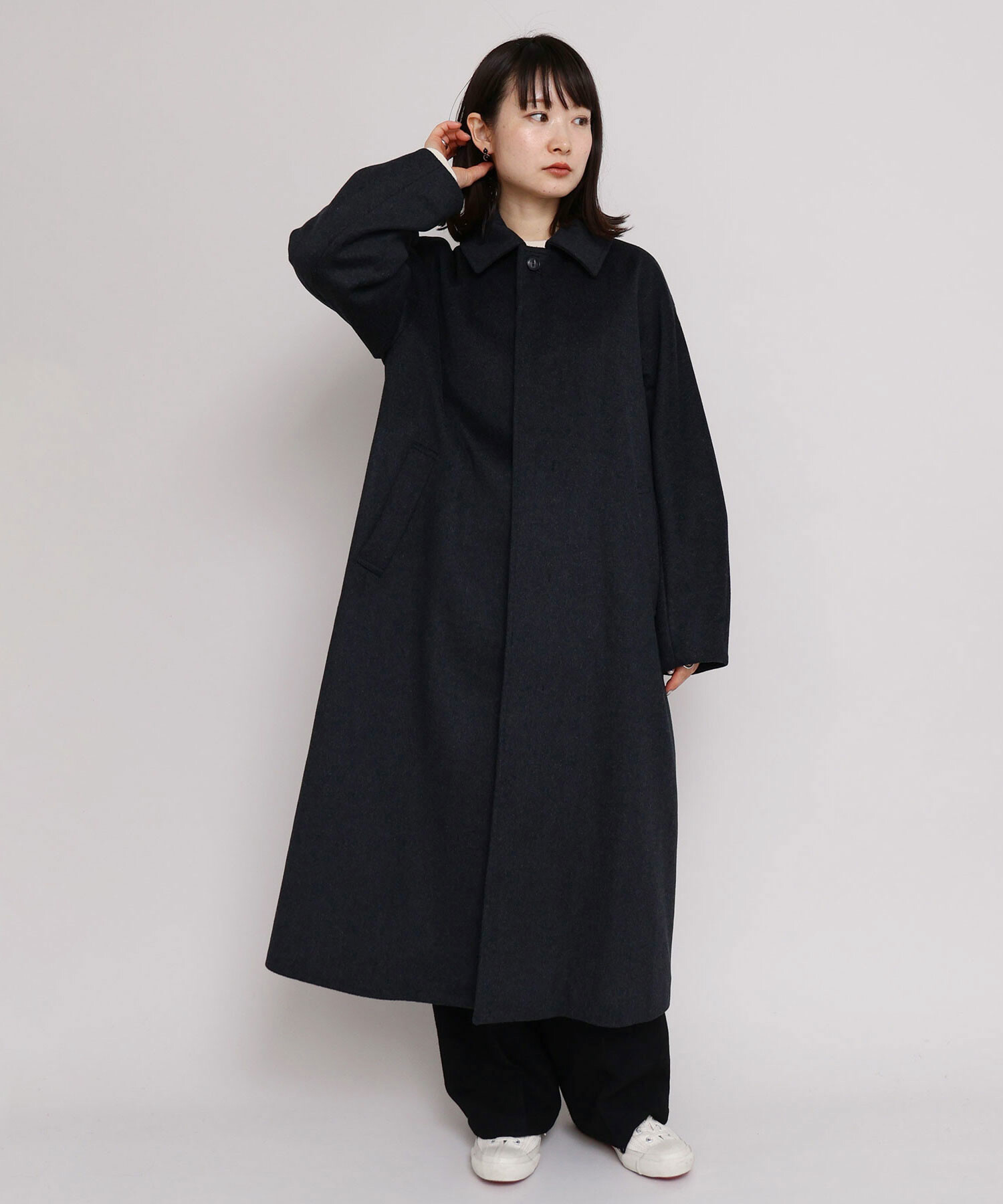 AMBIDEX Store ウールカシミアシャルムビーバー/ウールメルトン ステン