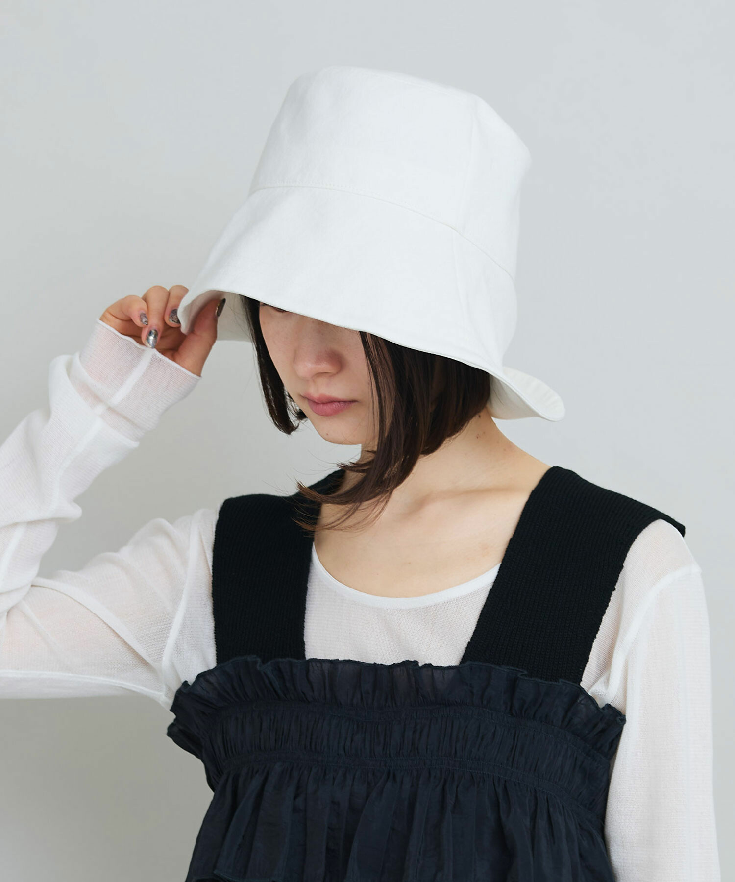Iki リネンコットンナチュラルトリプルワッ シャー帽子 AMBIDEX Store 〇リネンコットンナチュラルトリプルワッシャー