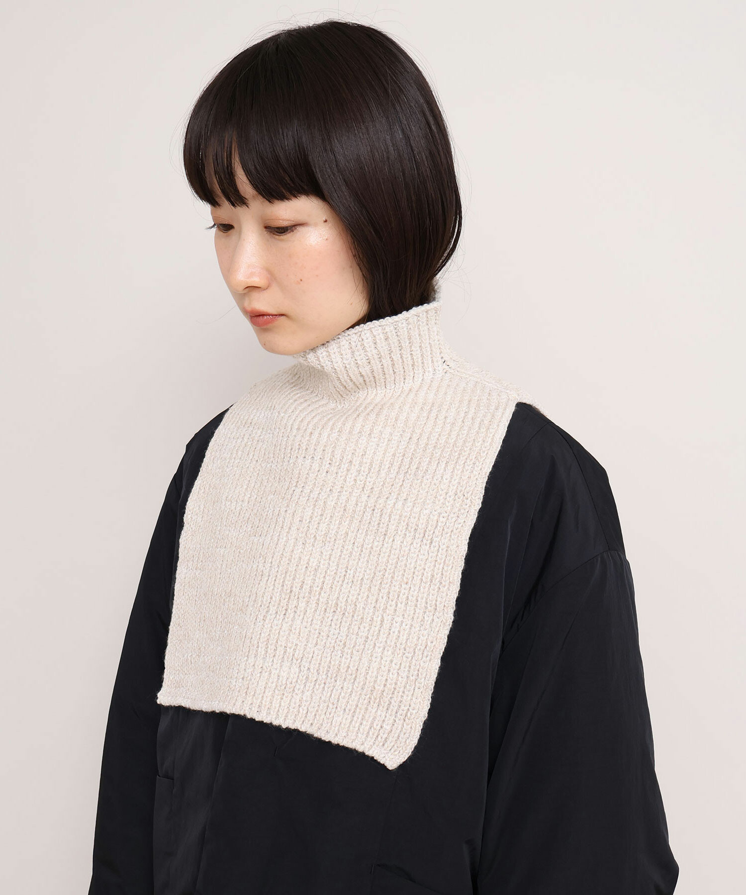 AMBIDEX Store バルキーウール ネックウォーマー(F ベージュ): iki