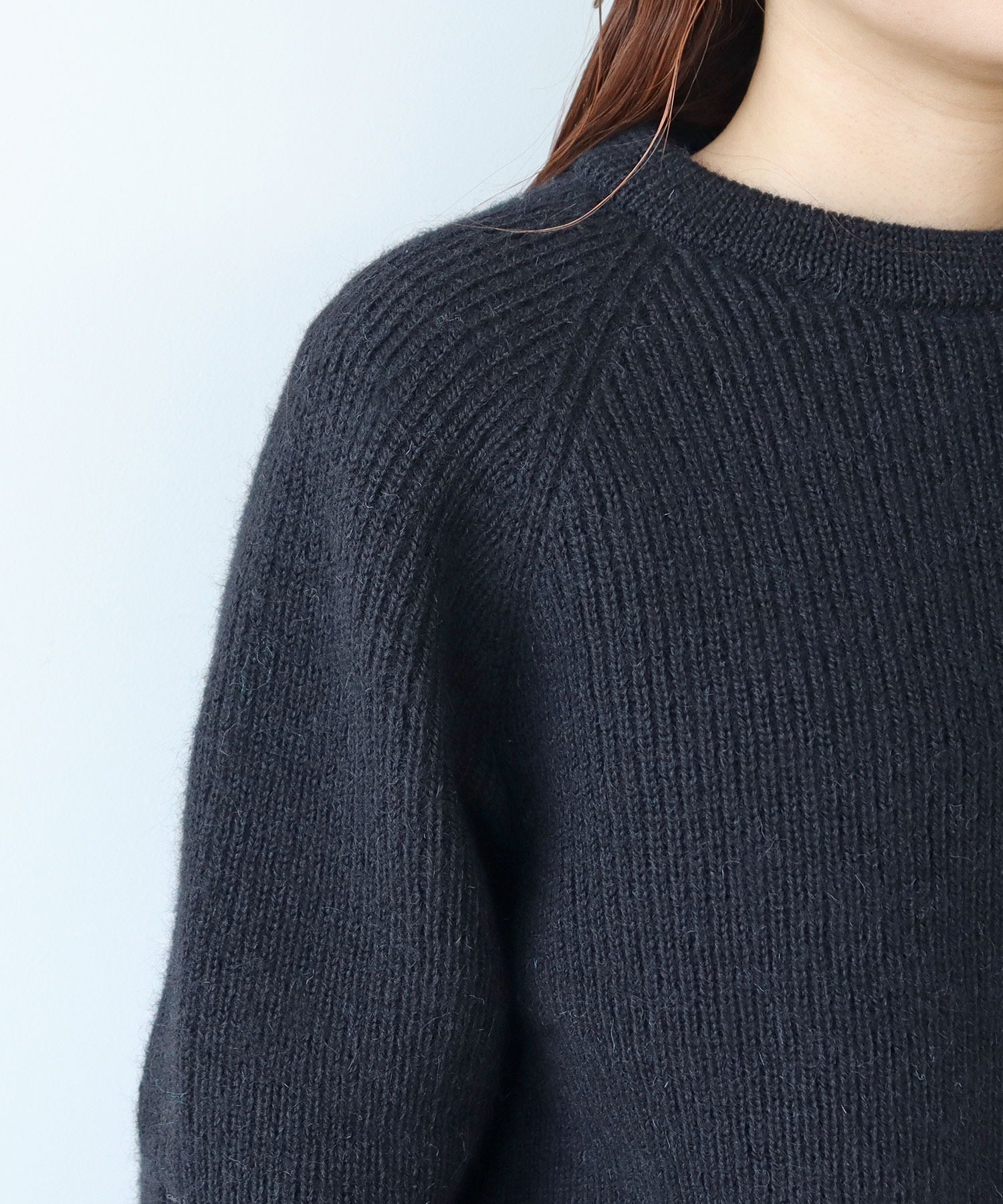 AMBIDEX Store ○【30周年特別アイテム】BRITISH WOOL 片畦ニットプル