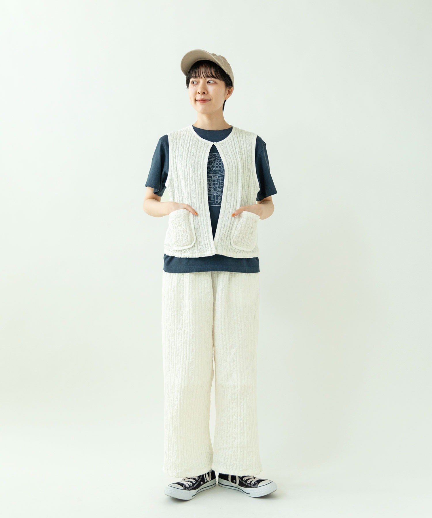 モデル:身長158cm