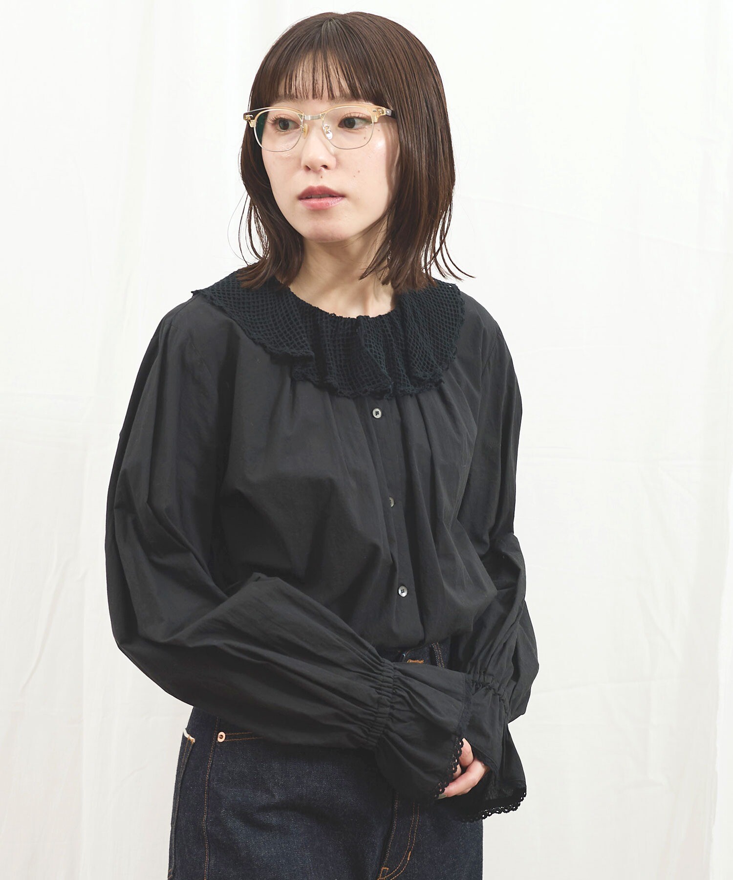 AMBIDEX Store 〇Kitty blouse(F シロ): l'atelier du savon