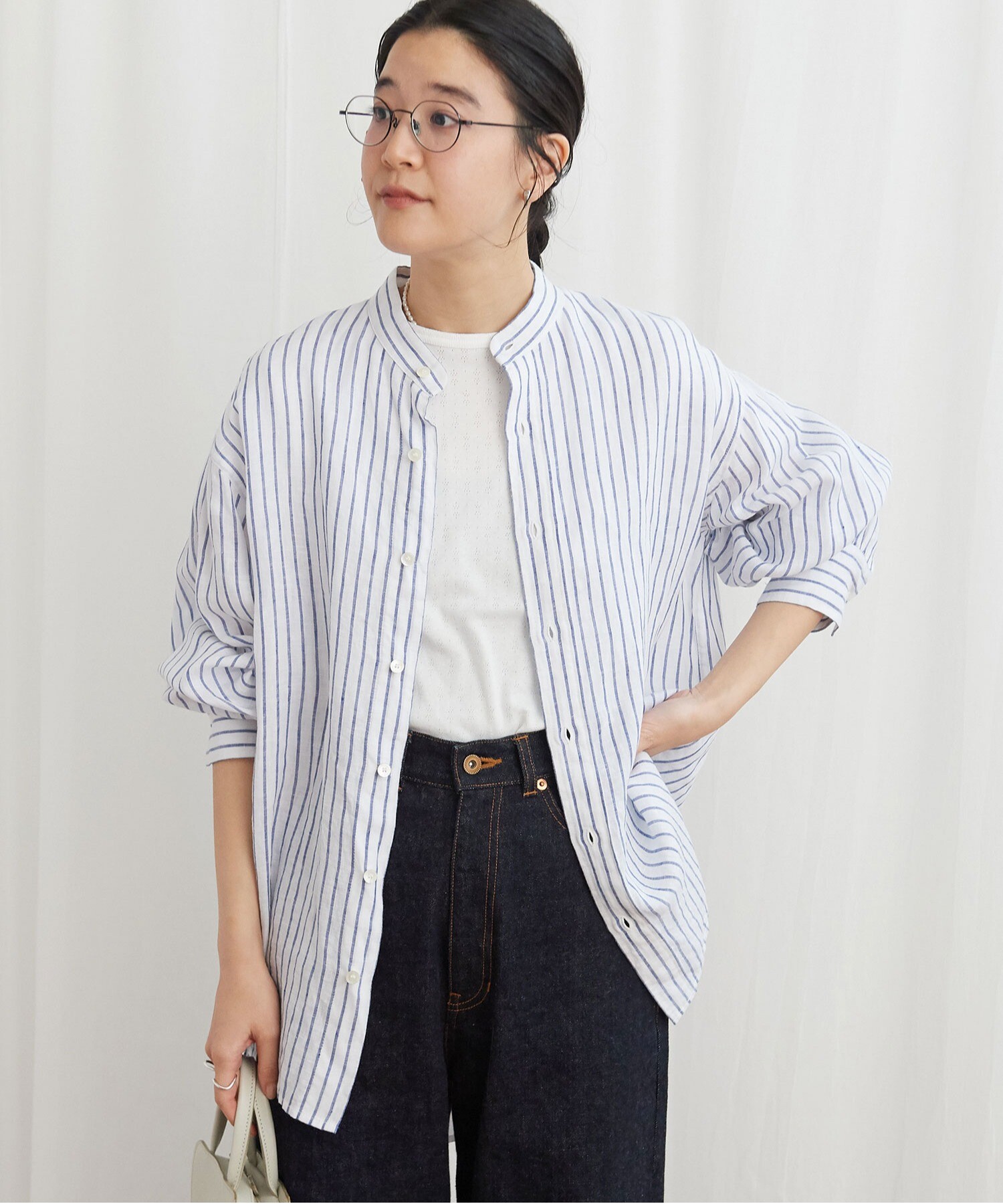 AMBIDEX Store ○LINEN summer shirt(F ピンク): l'atelier du savon