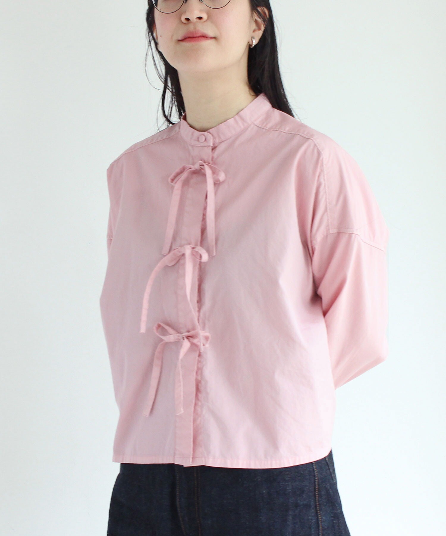 AMBIDEX Store ribbon blouse(F ピンク): l'atelier du savon