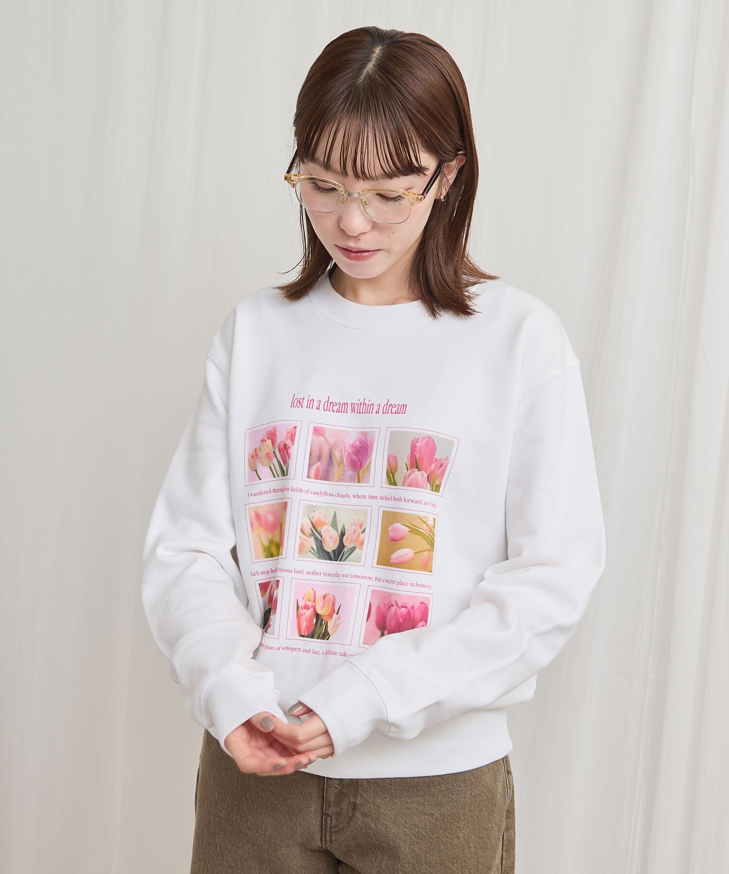 2月13日までの出品 ameri  FUR PATCHWORK SWEAT ameri FUR PATCHWORK SWEAT 【公式通販】
