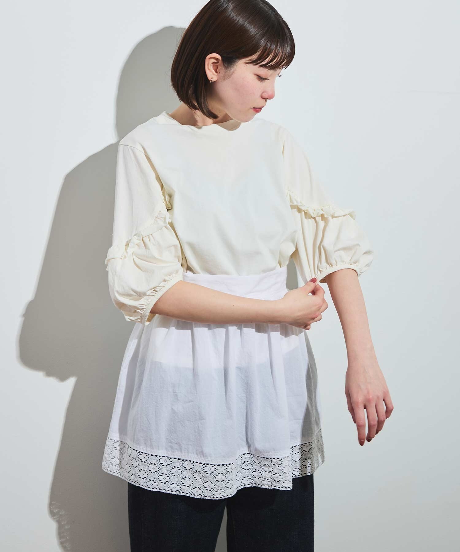 【新品、タグあり】figlondon Betty apron AMBIDEX Store 〇Betty apron (F クロ): l'atelier du savon