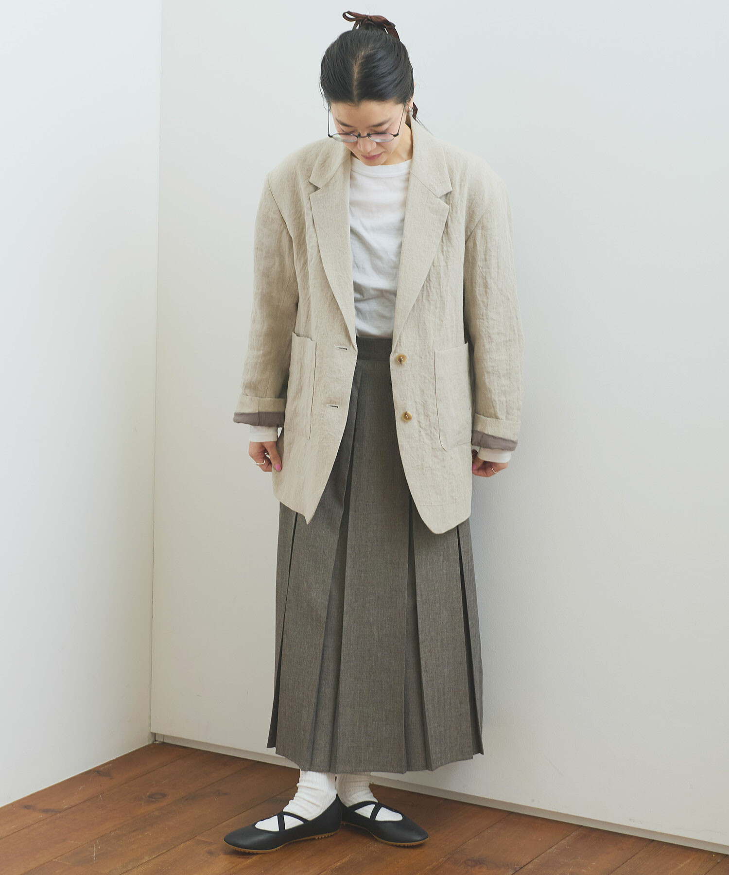 fig London apron プリーツスカート iveyartistry.com