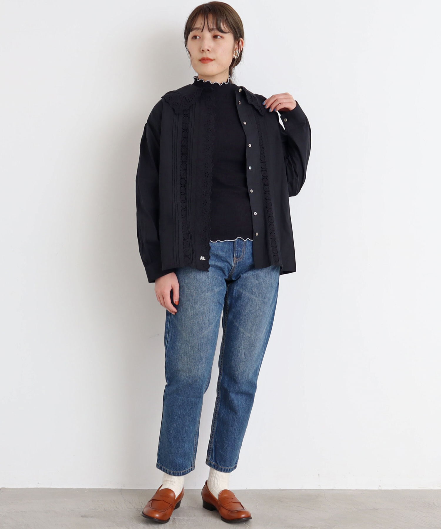 model:160cm 着用サイズ:0