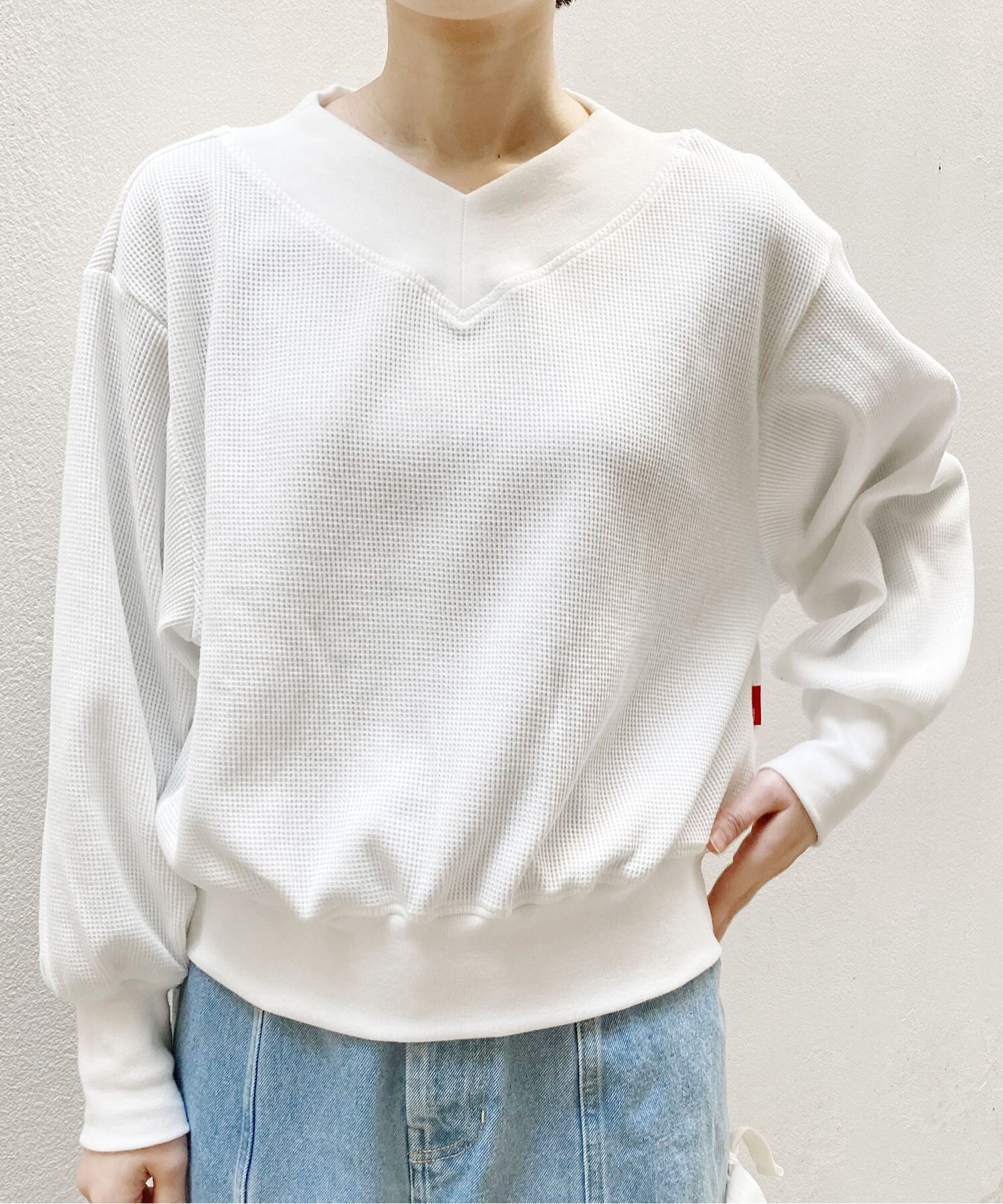 海外販売× JieDa CUT OFF THERMAL L/S ホワイト | www.kingswaypowernc.com