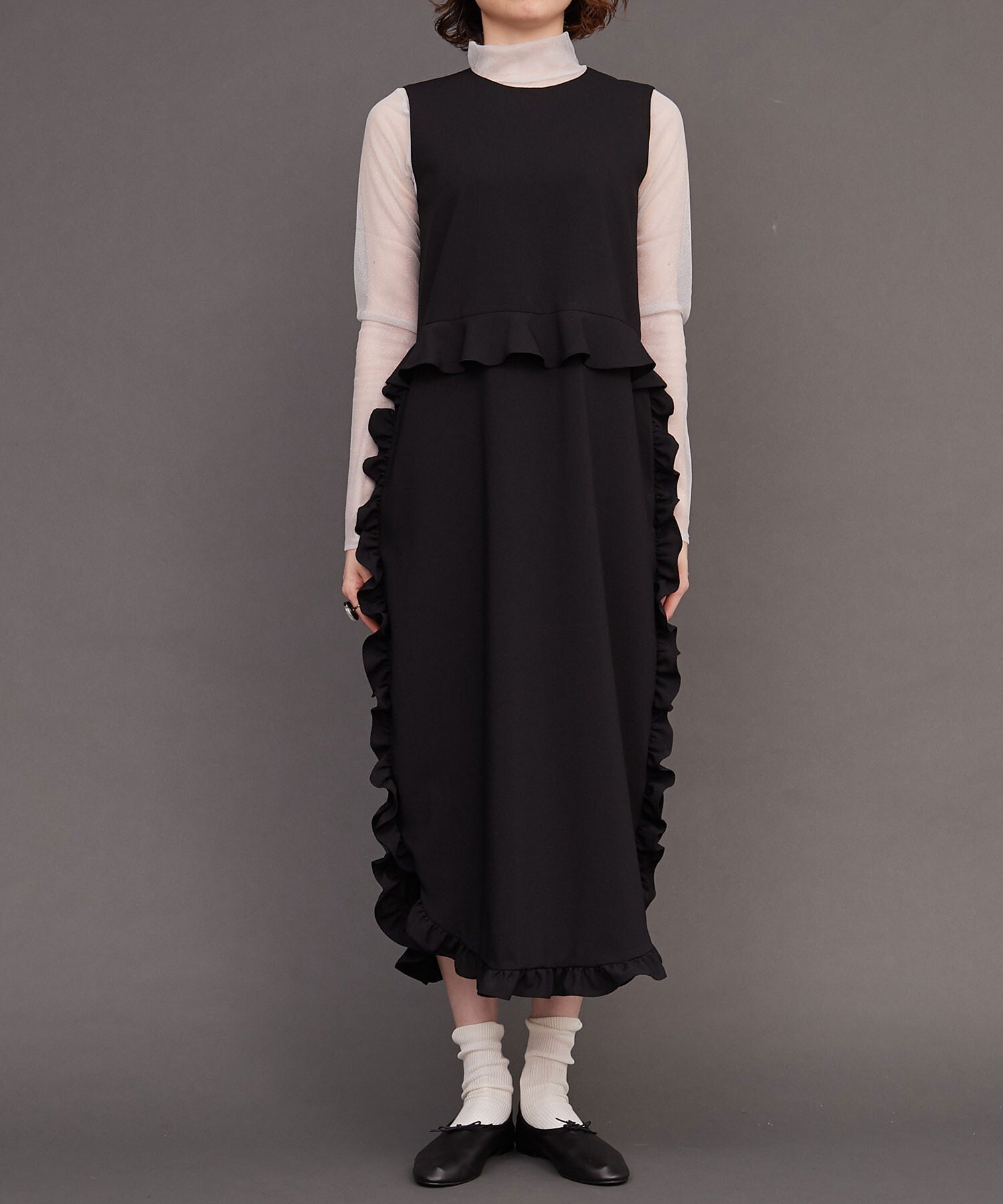 AMBIDEX Store SHELL FRILL peplum ドレス(F クロ): l'atelier du savon