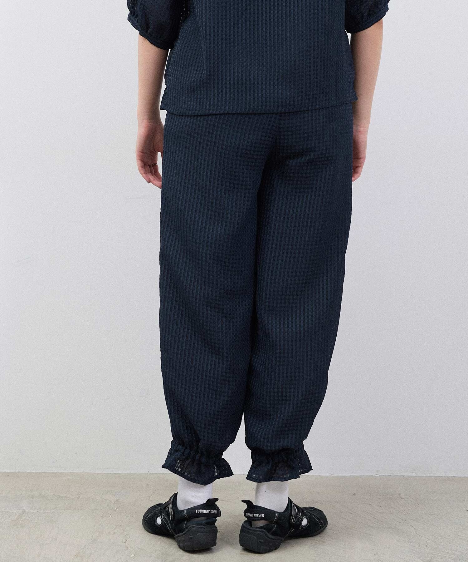 AMBIDEX Store ○SATIN SOCCER ギンガム パンツ(F クロギンガム): l