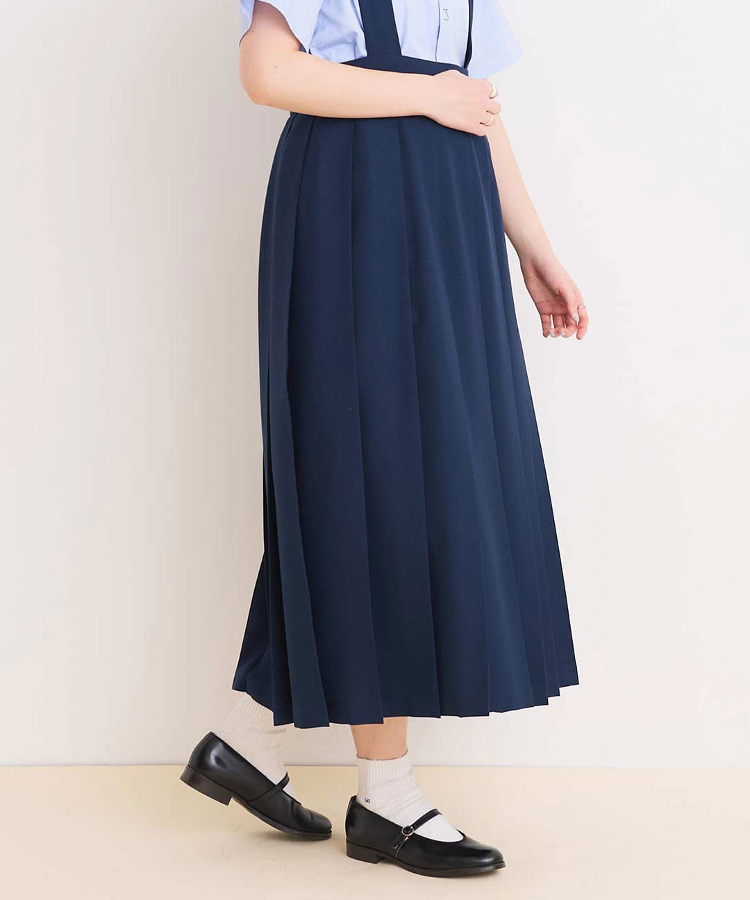 リージャlija MatchSkort ダークネイビー フリルスカート