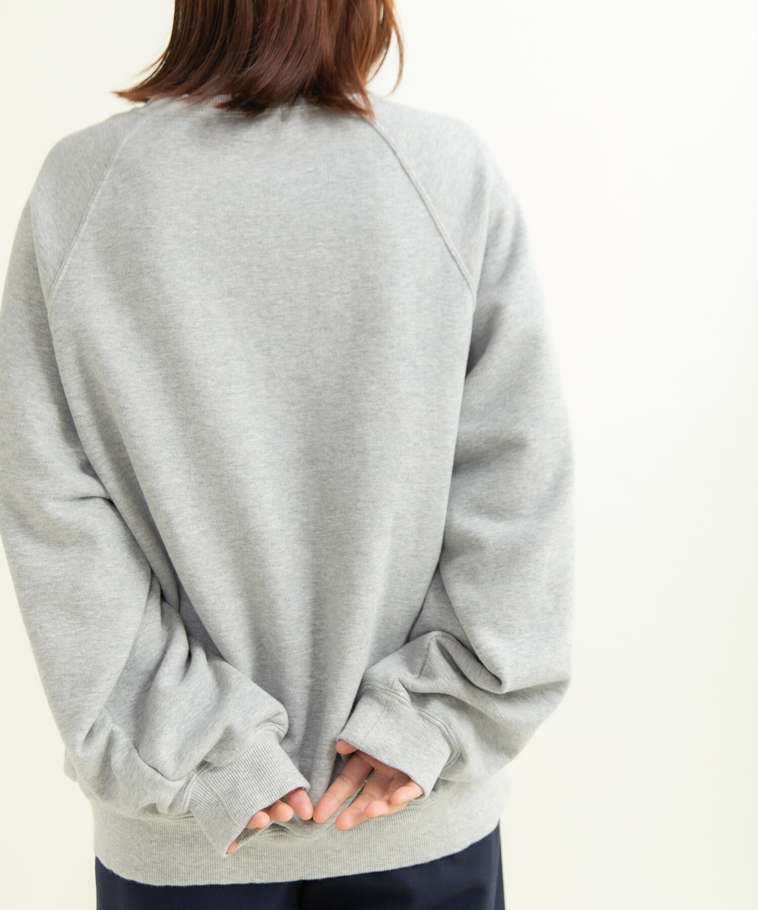 AMBIDEX Store ○オオカミプリント裏毛プルオーバー(F グレー): CHILD