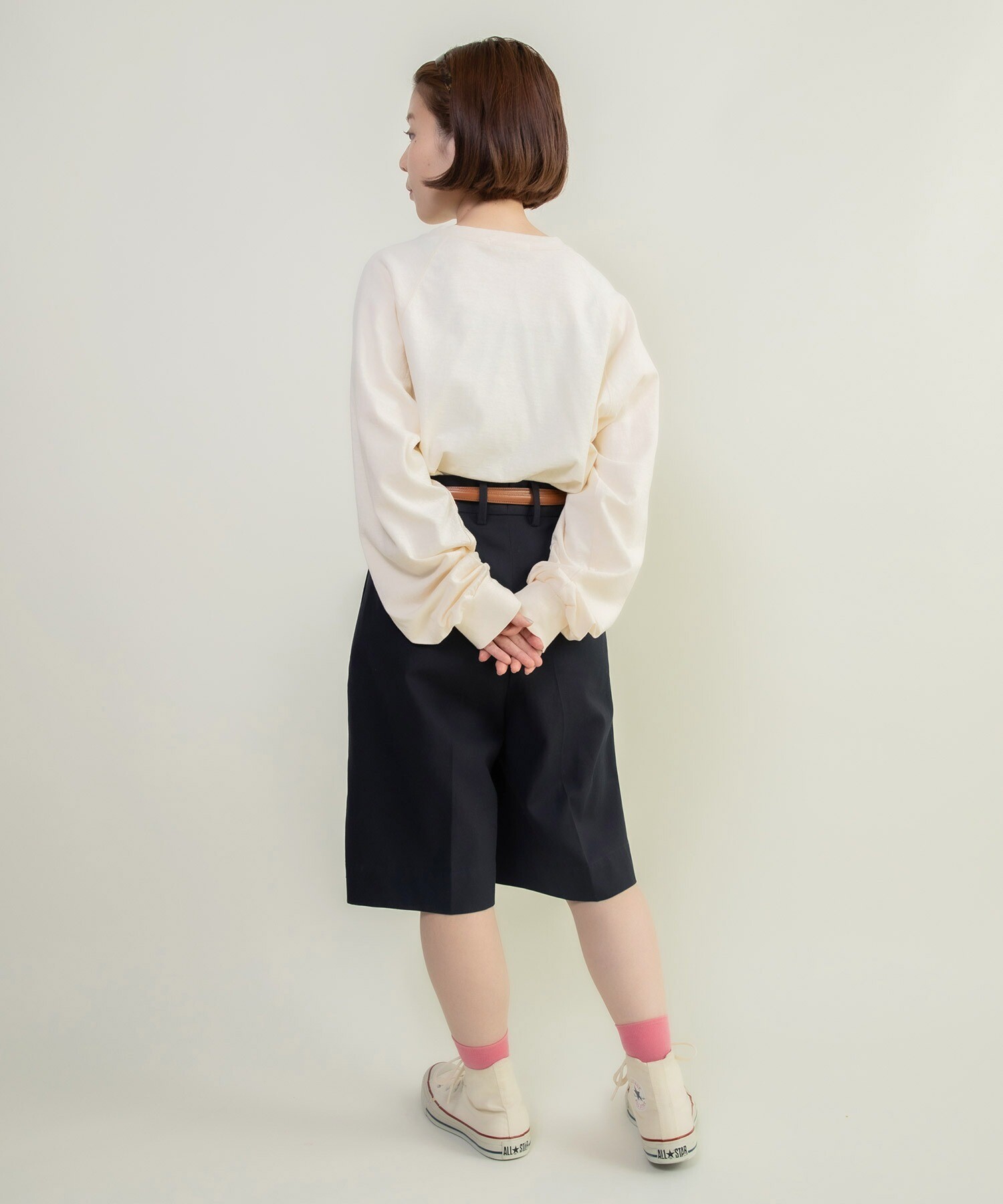 AMBIDEX Store △○強撚ツイル マーベルトハーフパンツ(36 コン