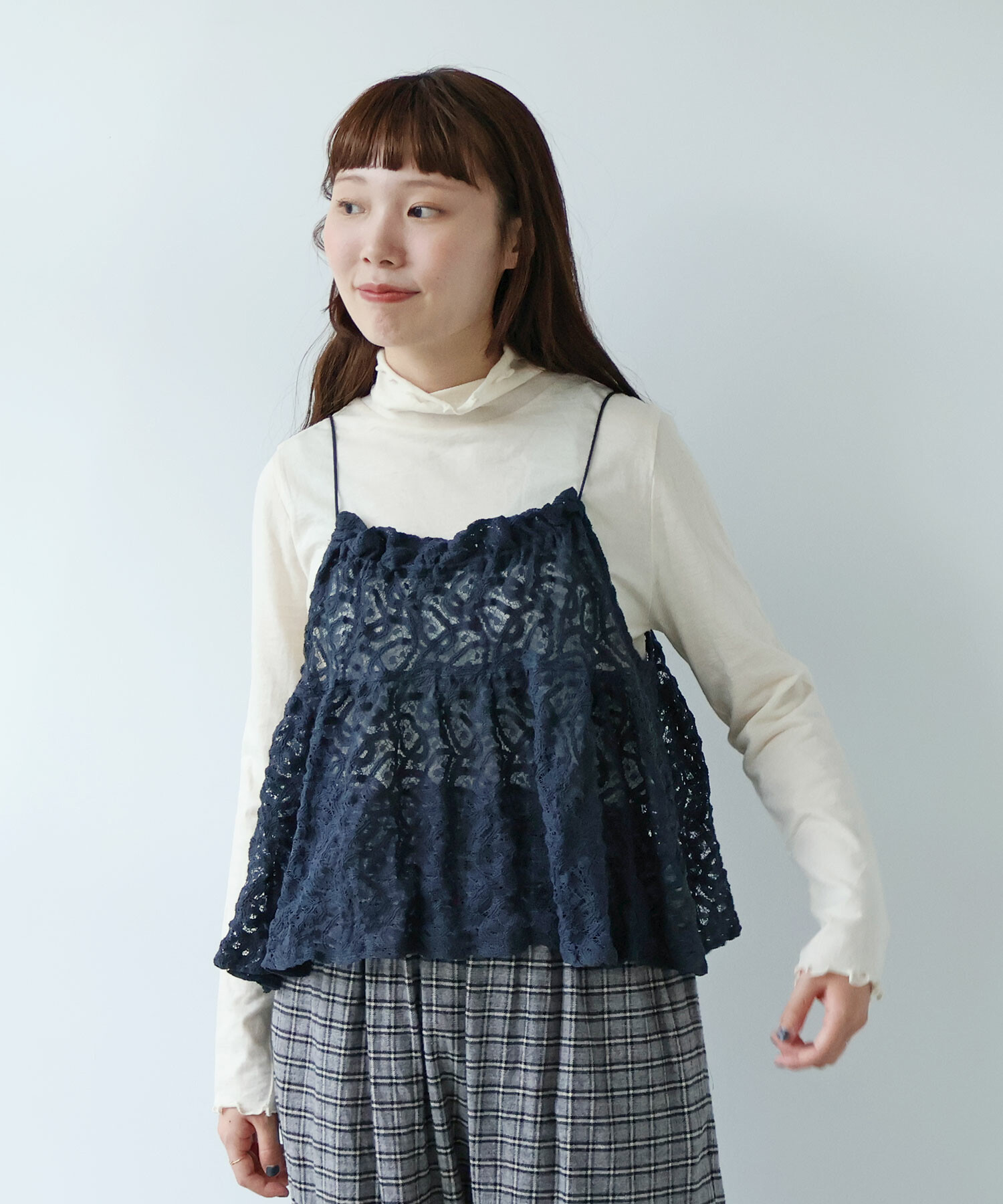 AMBIDEX Store ○ ラッセルレース キャミブラウス(F シロ): bulle de savon